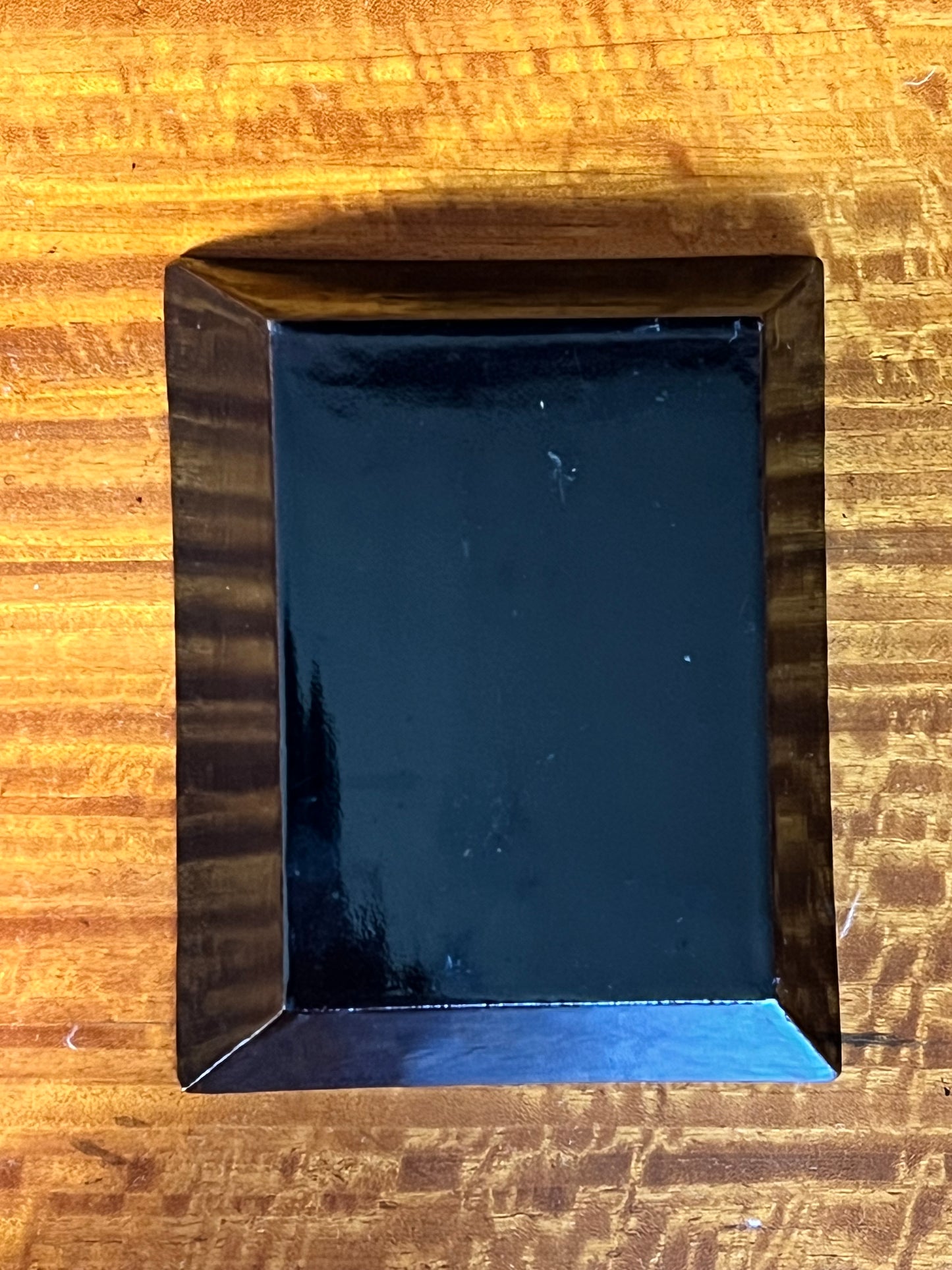 Six 19th Century Chinoiserie Black Lacquer Trays