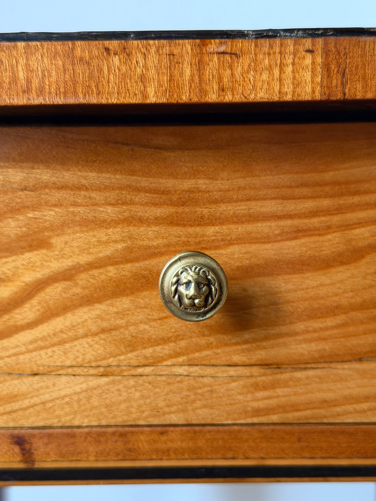 Small Regency Satinwood Lamp Table