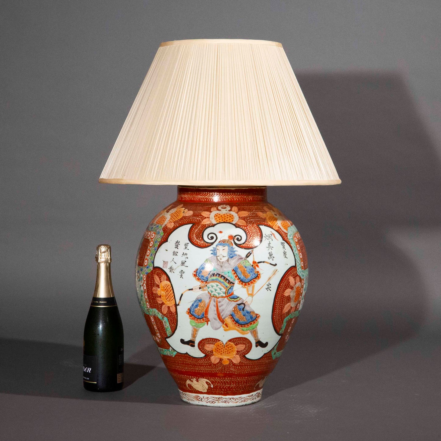 Massive 18th Century Chinese Jar Lamp