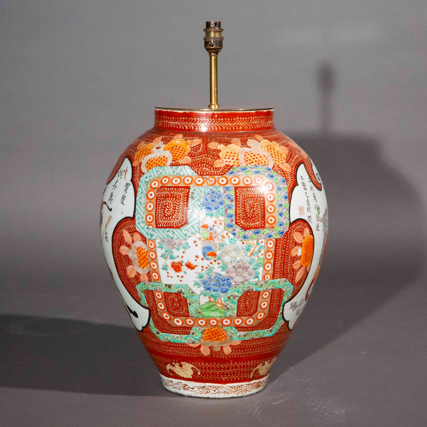 Massive 18th Century Chinese Jar Lamp