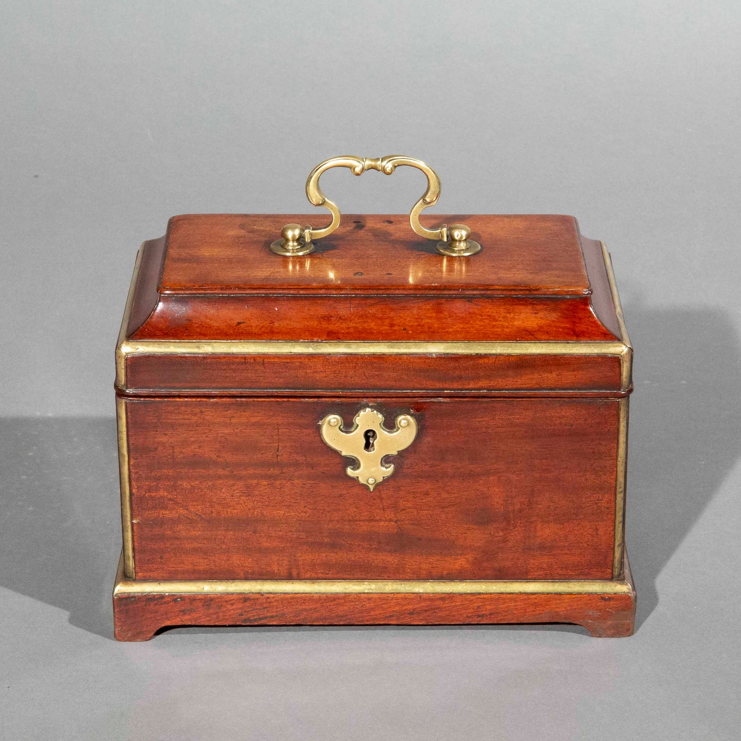 A George II Period Tea Caddy, Attributed to Landall & Gordon