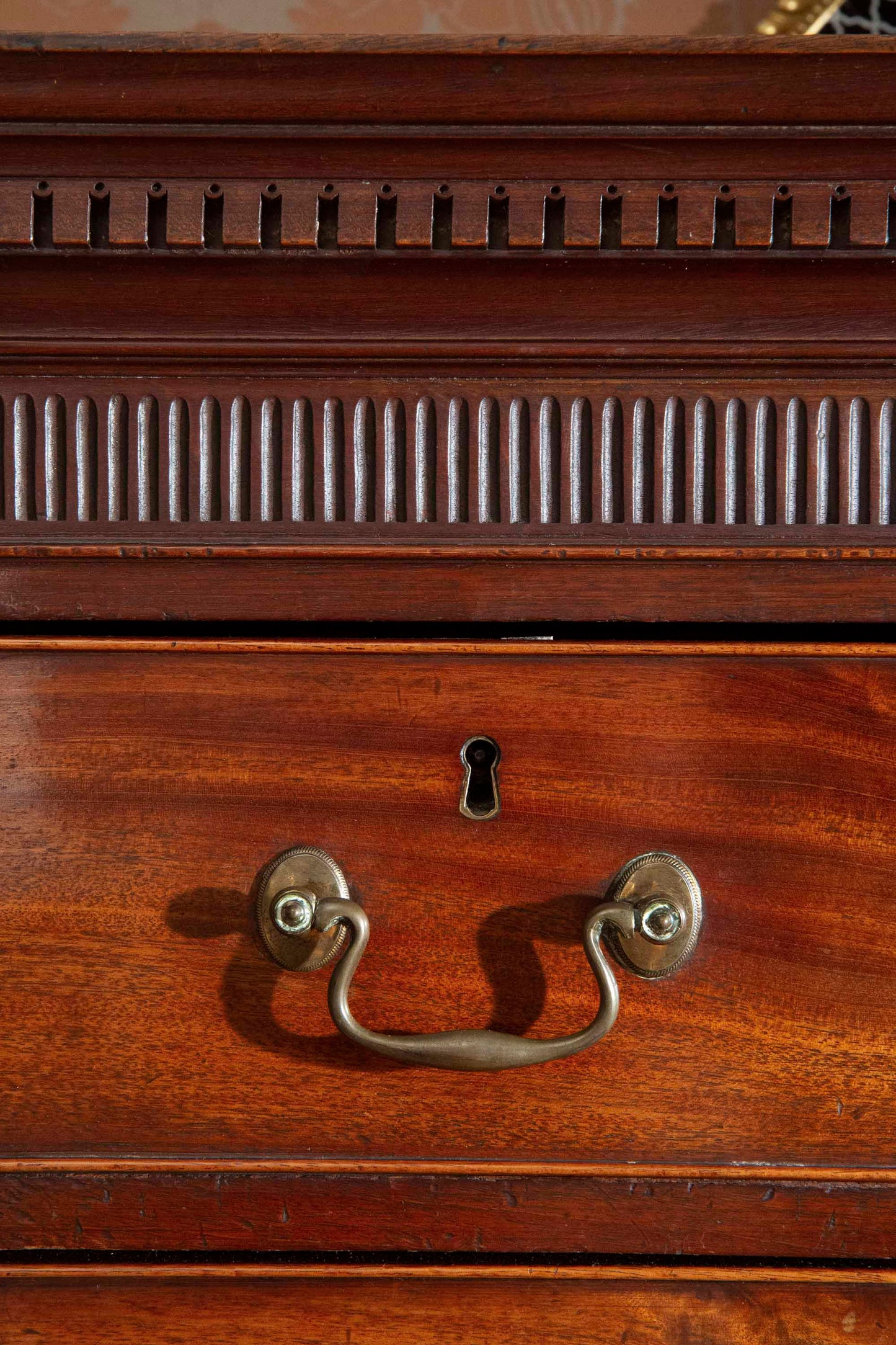Fine Georgian Chippendale Chest on Chest