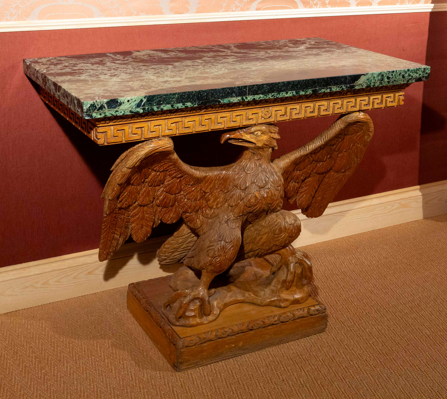 Rare 18th Century George II Period Eagle Console Table