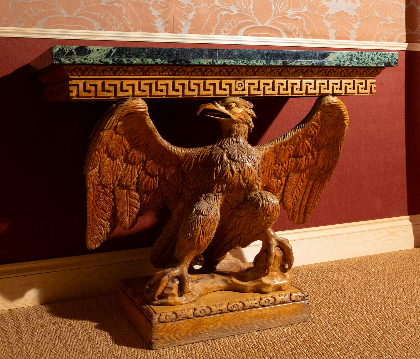 Rare 18th Century George II Period Eagle Console Table