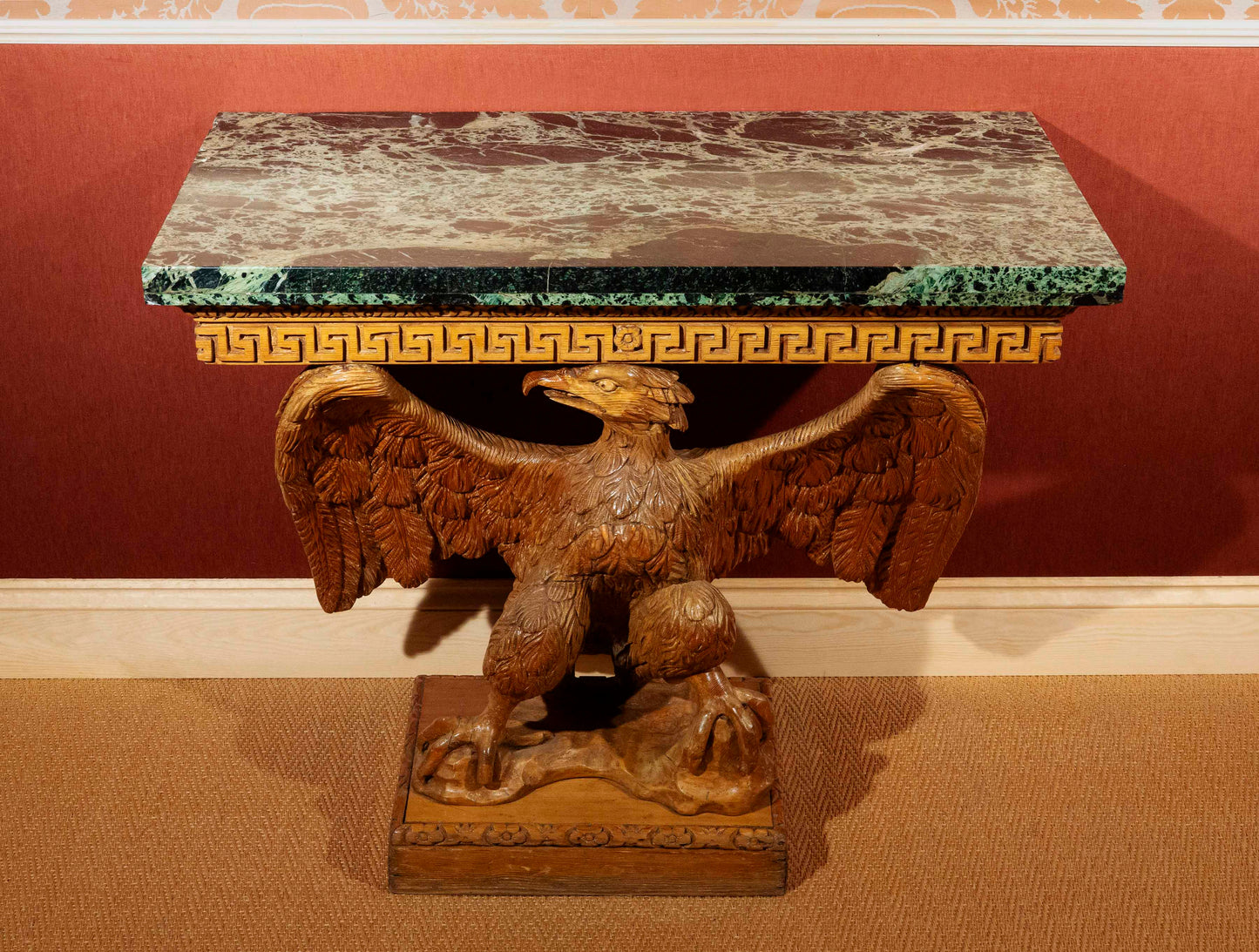 Rare 18th Century George II Period Eagle Console Table