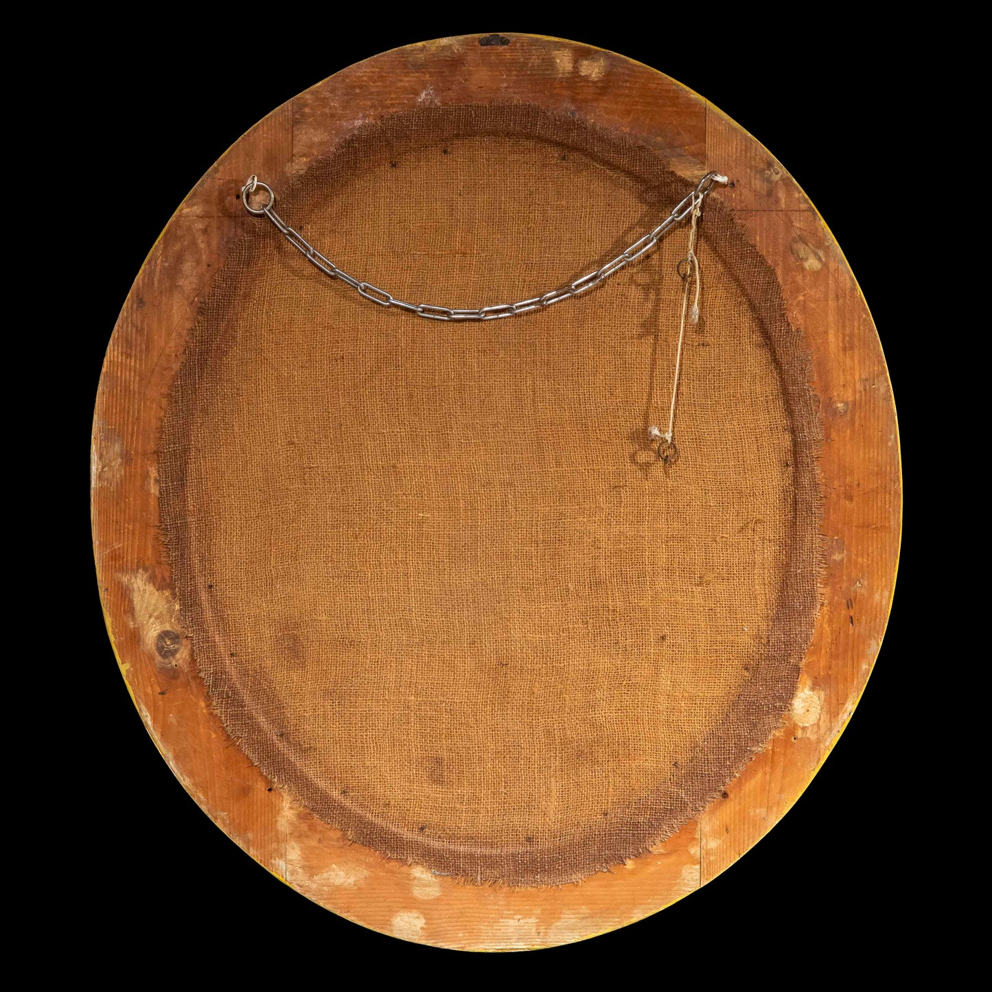 19th Century Giltwood Oval Mirror