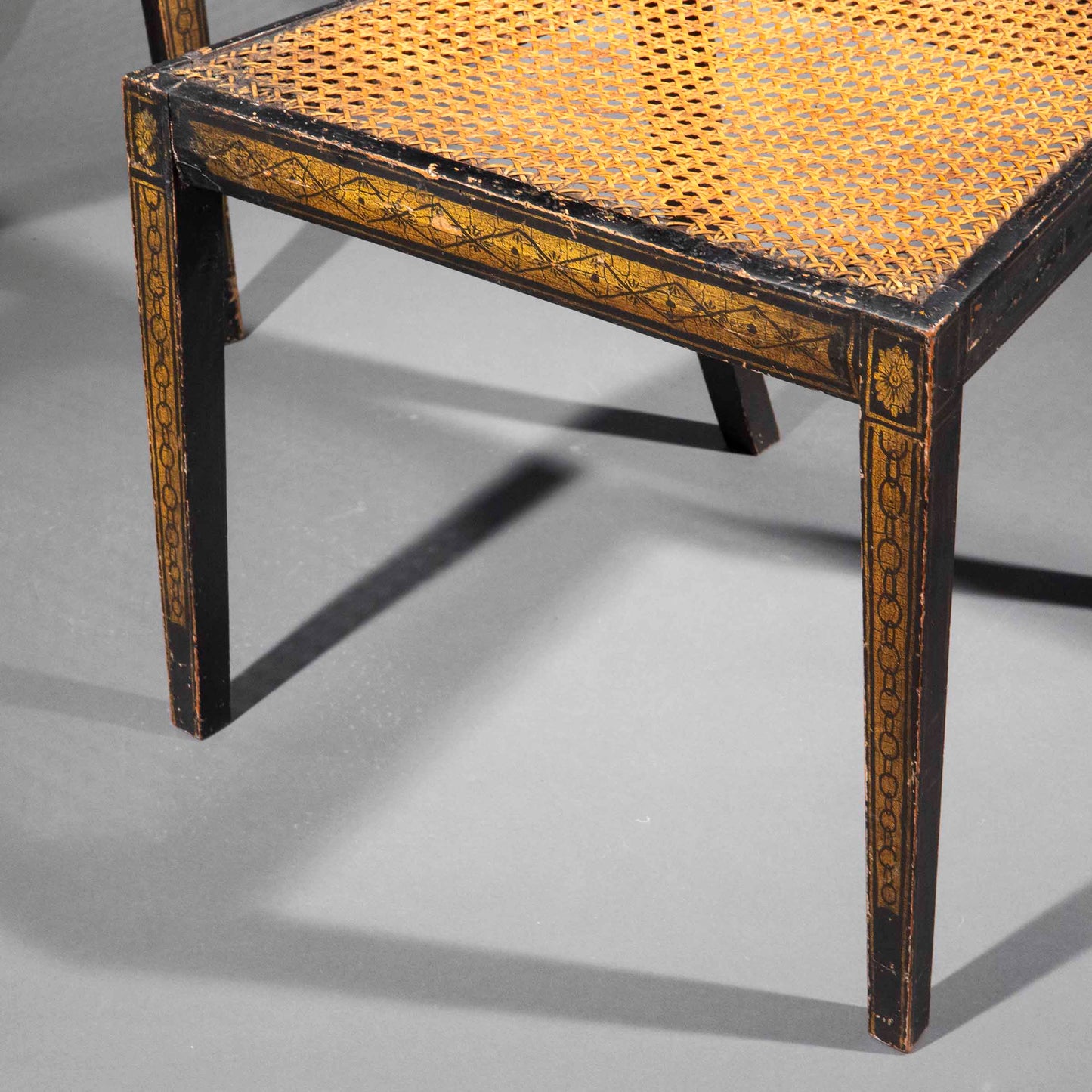 Pair of 18th Century Painted Chairs, Attributed to Gillows