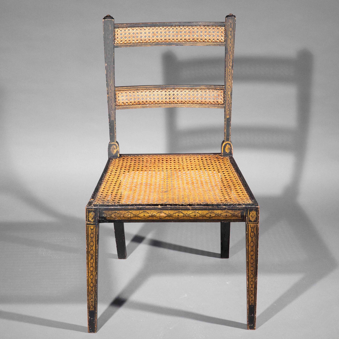 Pair of 18th Century Painted Chairs, Attributed to Gillows