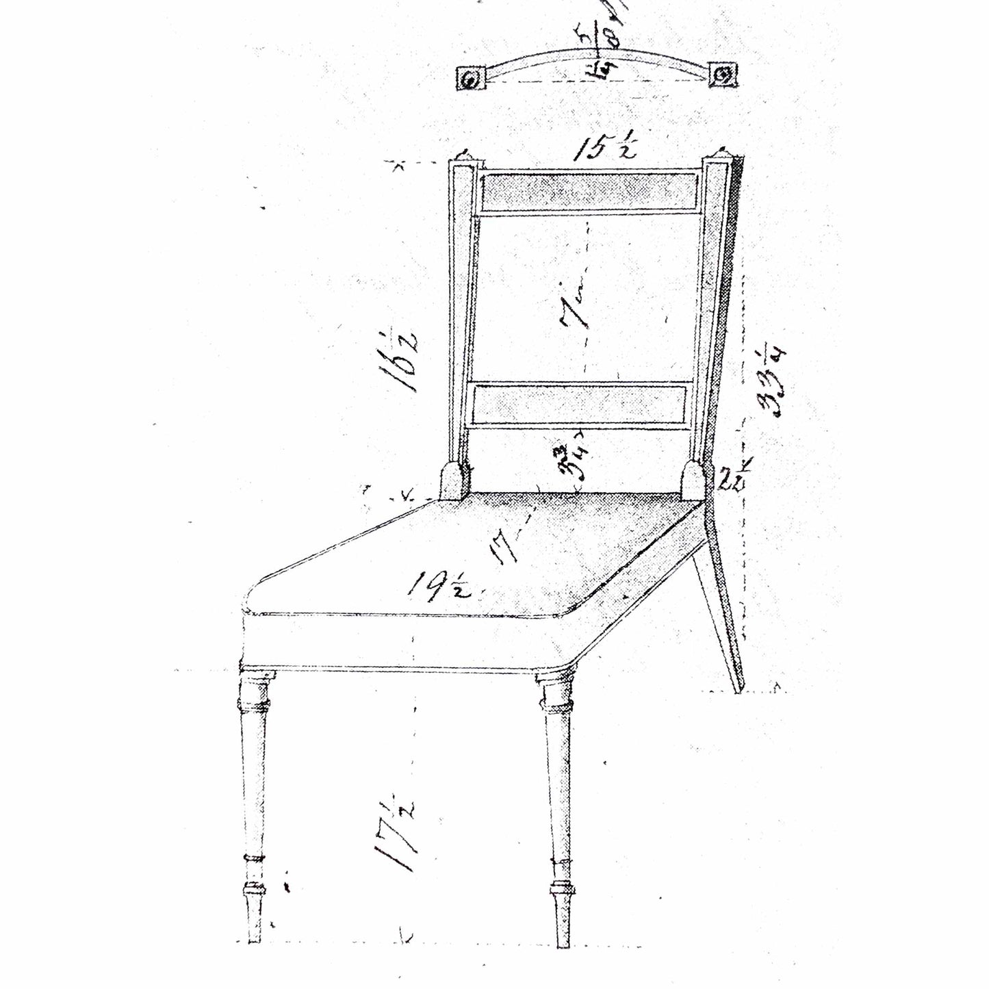 Pair of 18th Century Painted Chairs, Attributed to Gillows