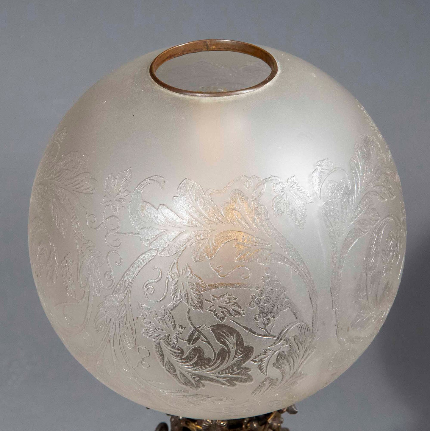 19th Century Opaline Table Lamp