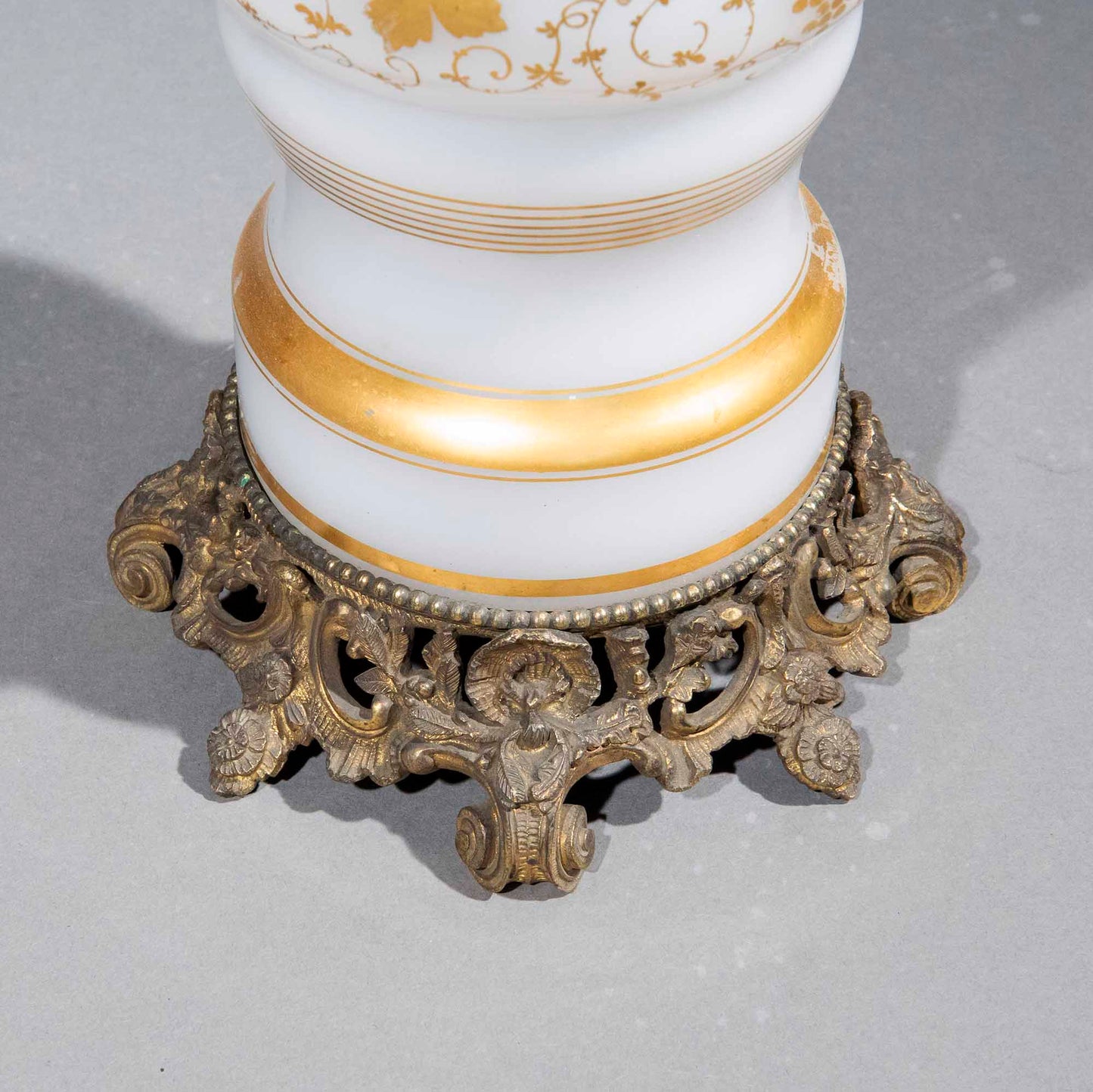 19th Century Opaline Table Lamp