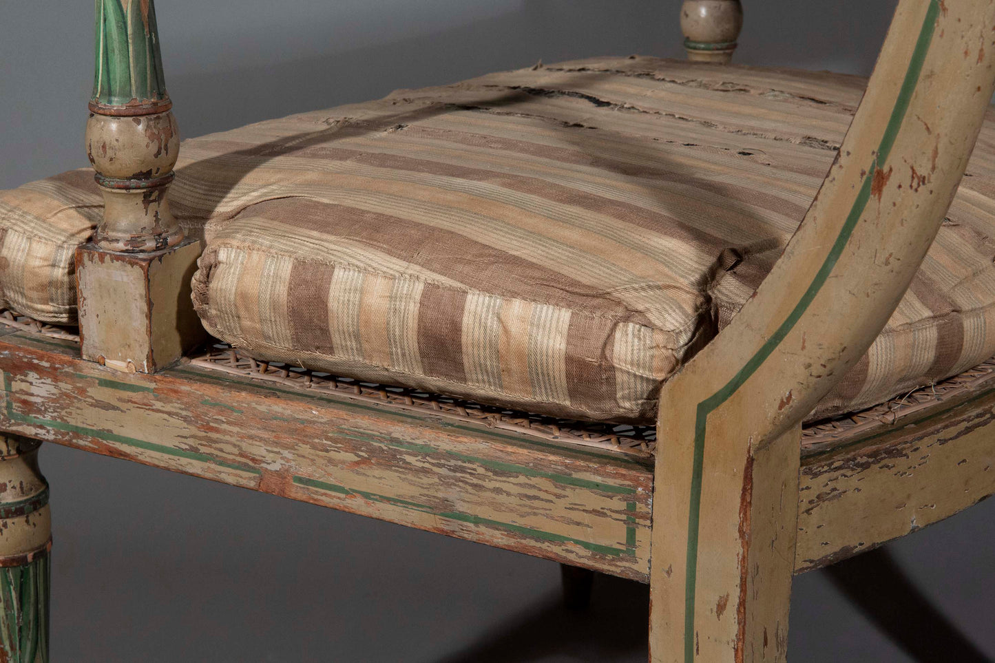 Early 19th Century Regency Painted Armchair, attributed to Gillows