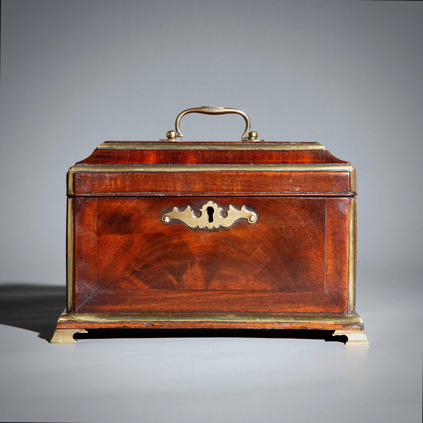 Mid-18th Century George II Period Tea Chest, Manner of Abraham Roentgen
