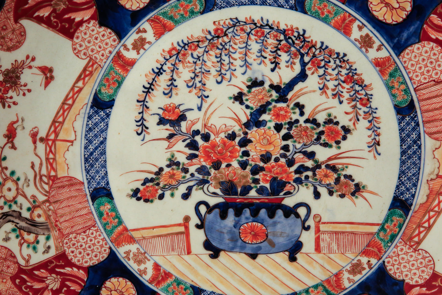 Massive Japanese Meiji Imari Porcelain Charger
