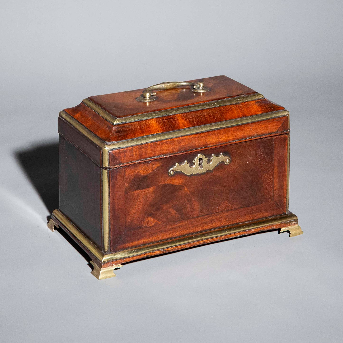 Mid-18th Century George II Period Tea Chest, Manner of Abraham Roentgen