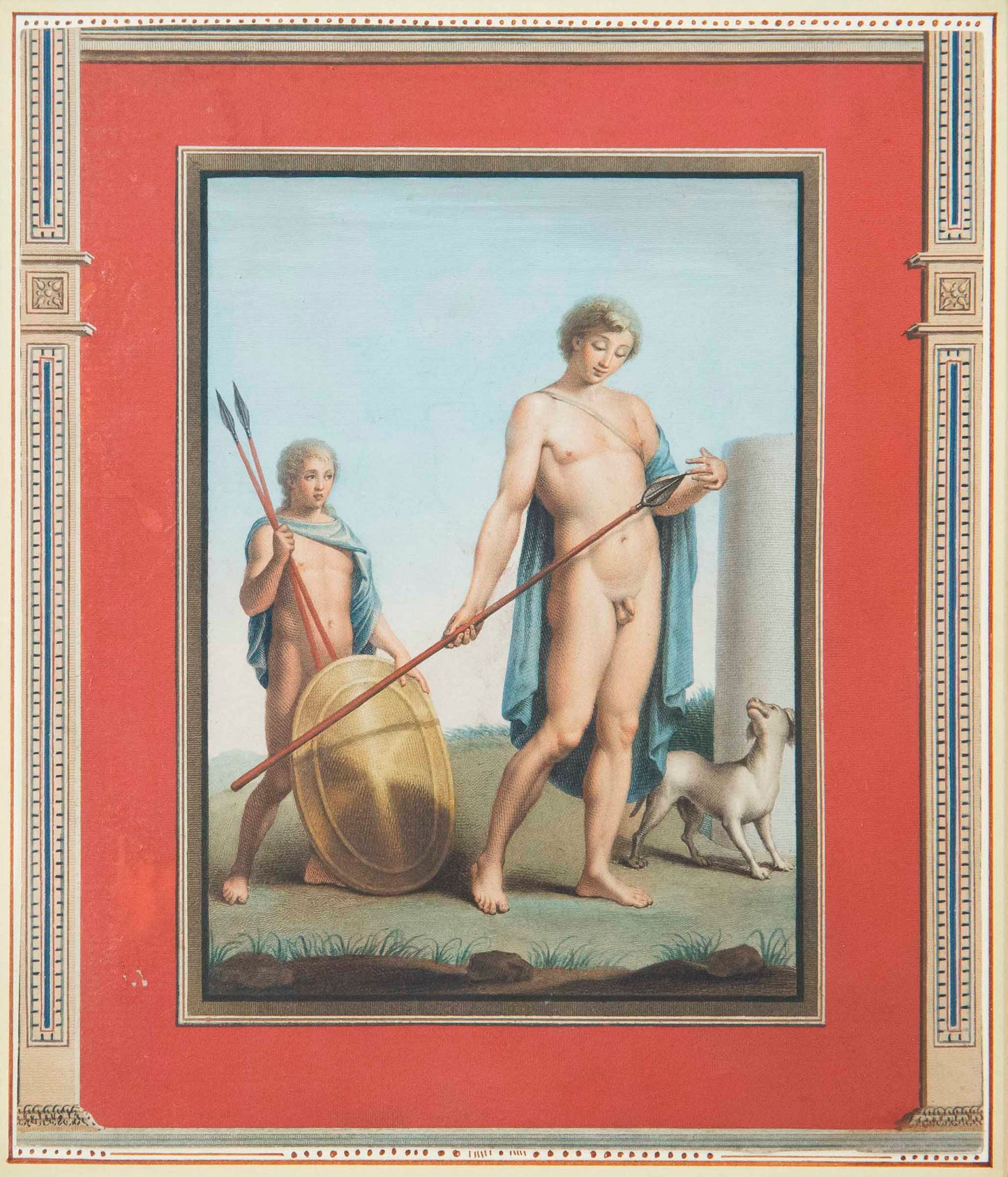 Superb 18th Century Grand Tour Engraving