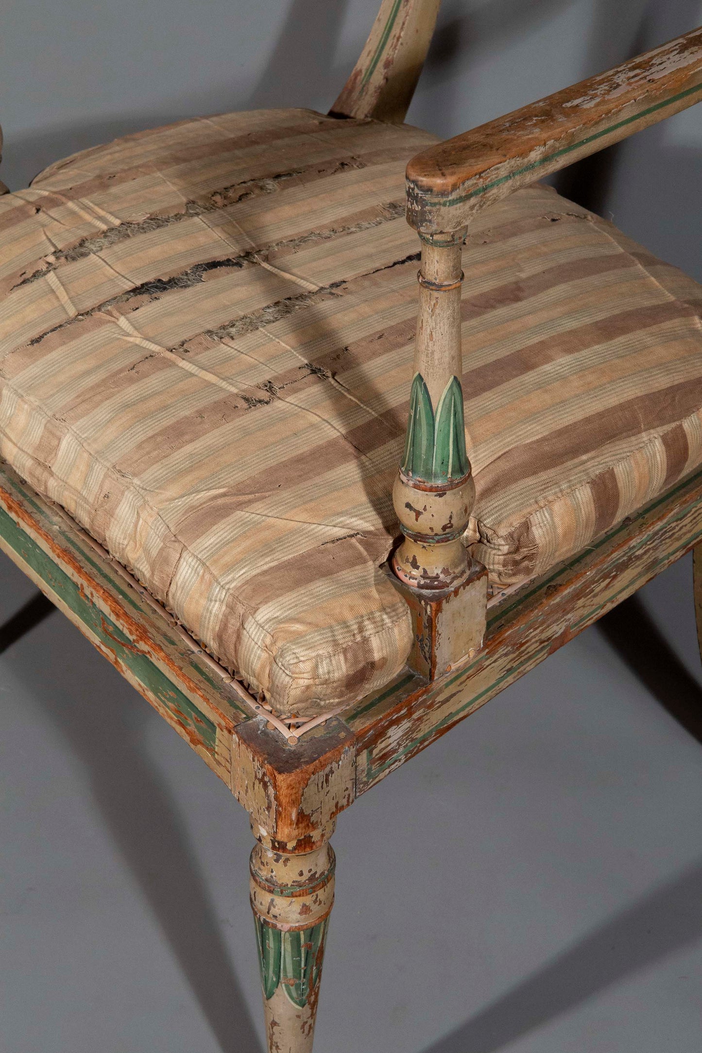 Early 19th Century Regency Painted Armchair, attributed to Gillows
