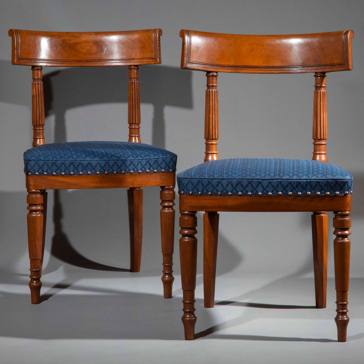 Pair of Early 19th Century Regency Chairs, attributed to George Bullock