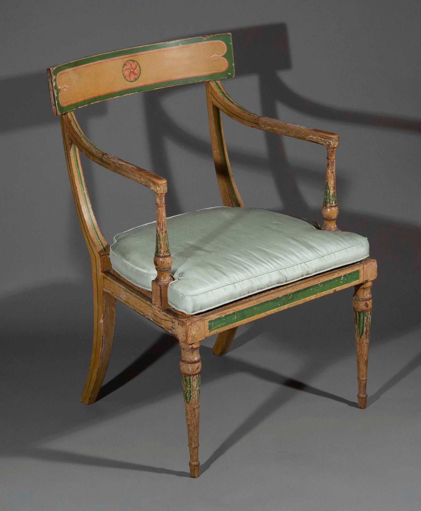 Early 19th Century Painted Armchair, attributed to Gillows