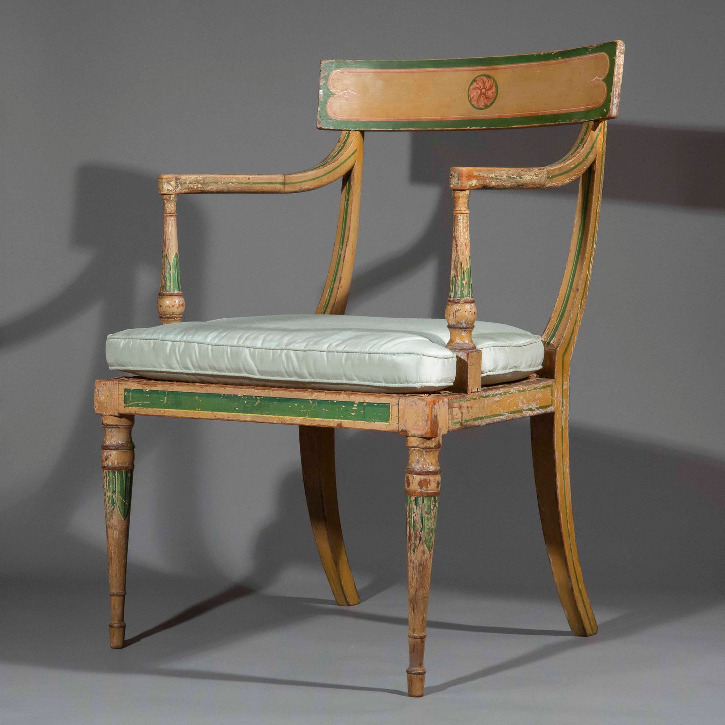 Early 19th Century Painted Armchair, attributed to Gillows