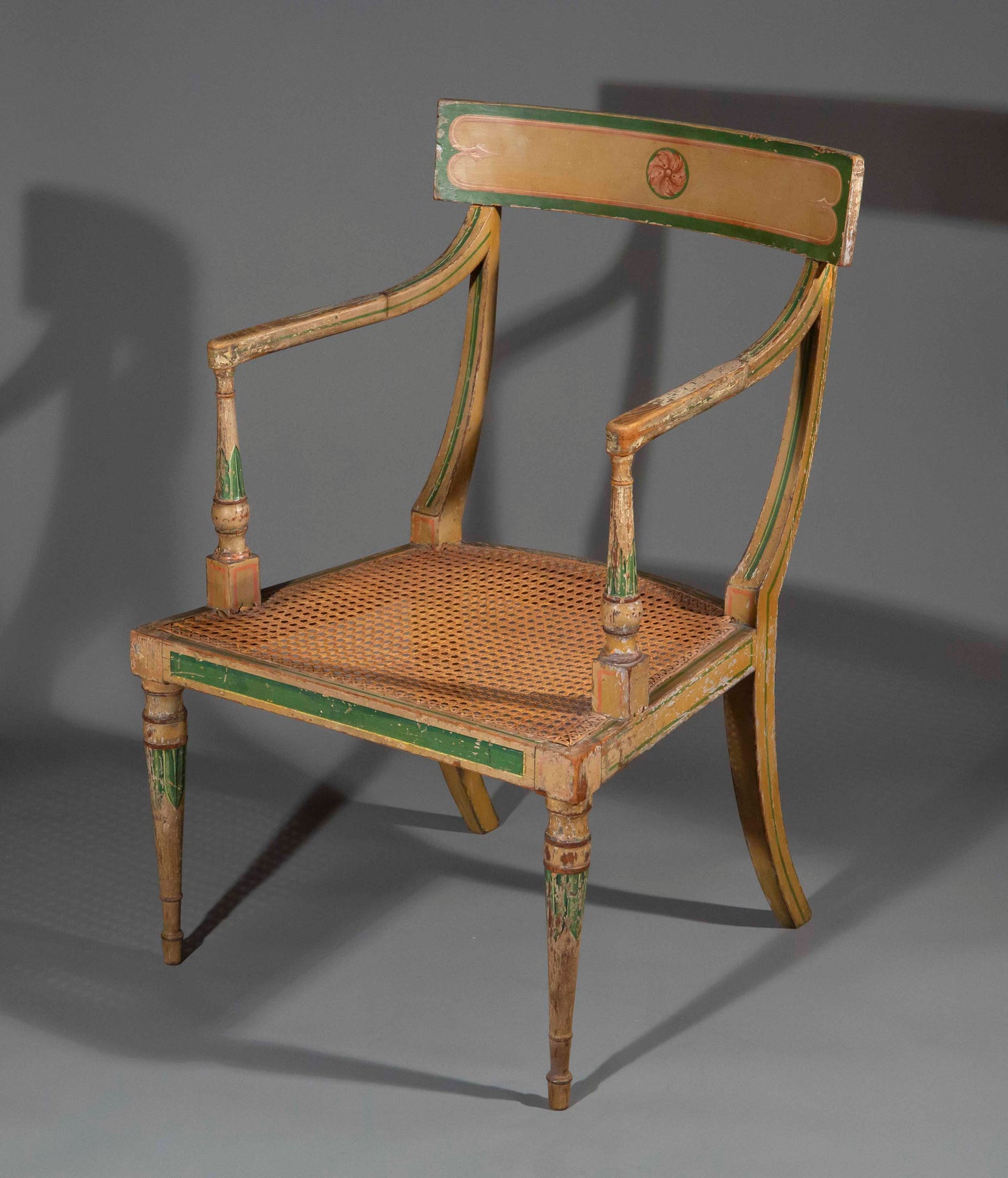 Early 19th Century Painted Armchair, attributed to Gillows