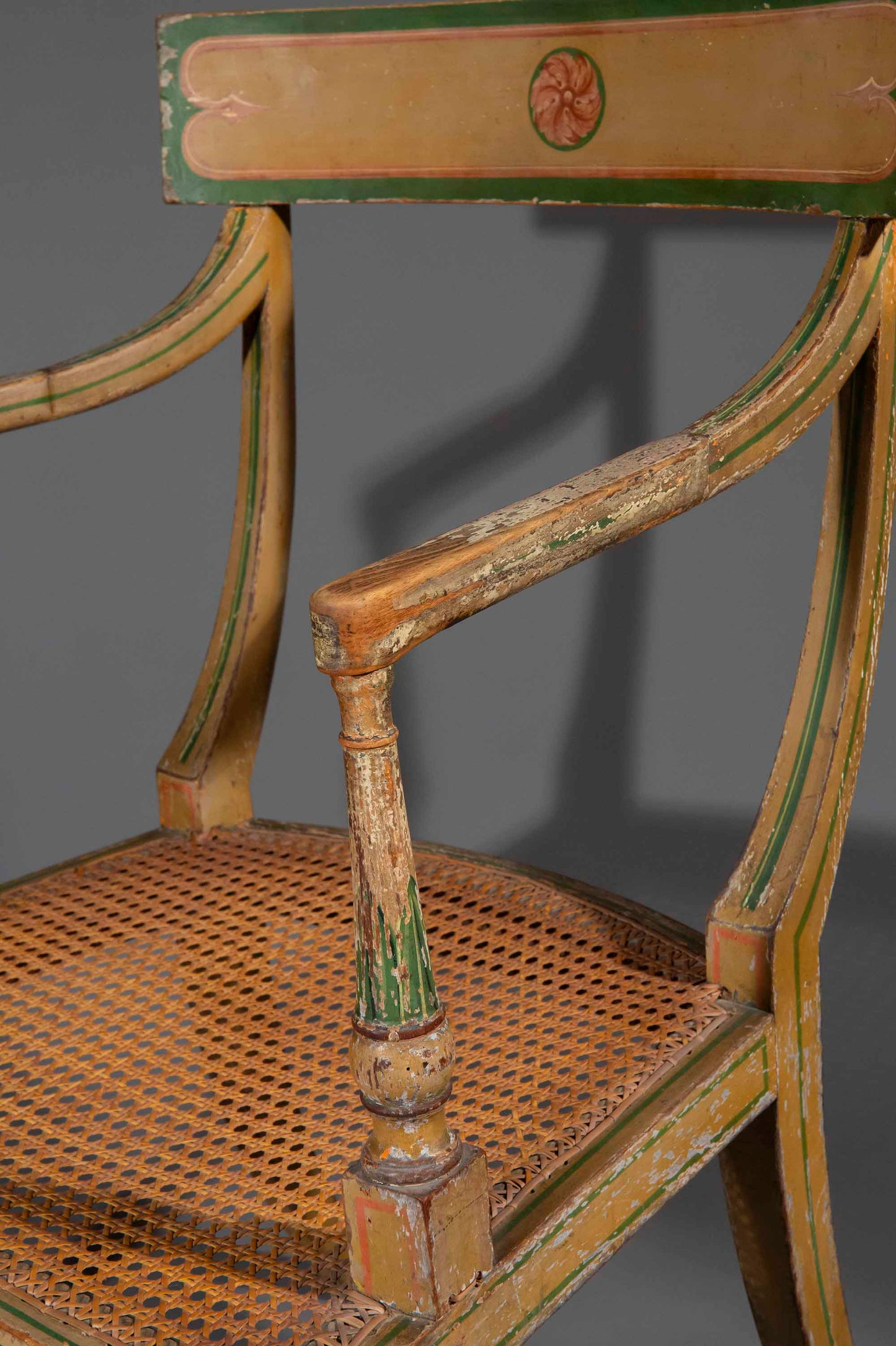 Early 19th Century Painted Armchair, attributed to Gillows