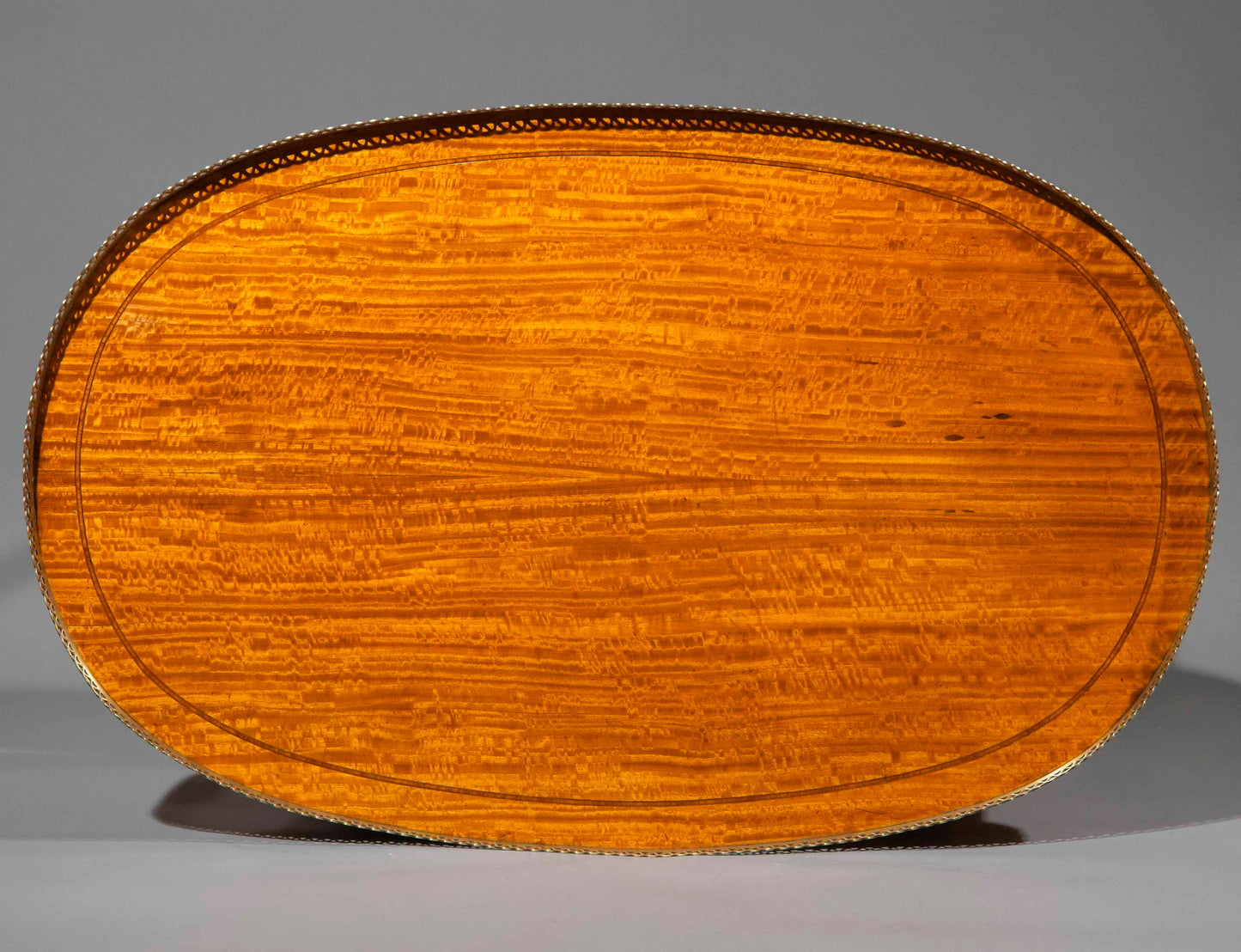 Pair of 19th Century Satinwood Two-Tier Side Tables