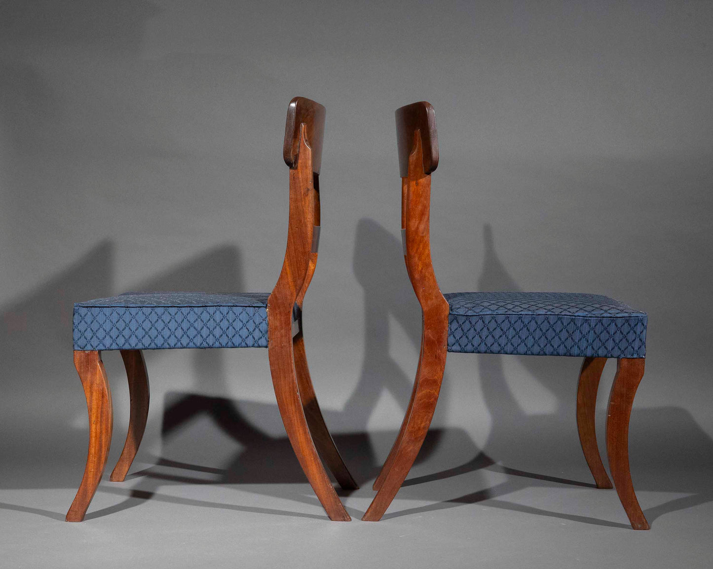Pair of Regency Klismos Chairs
