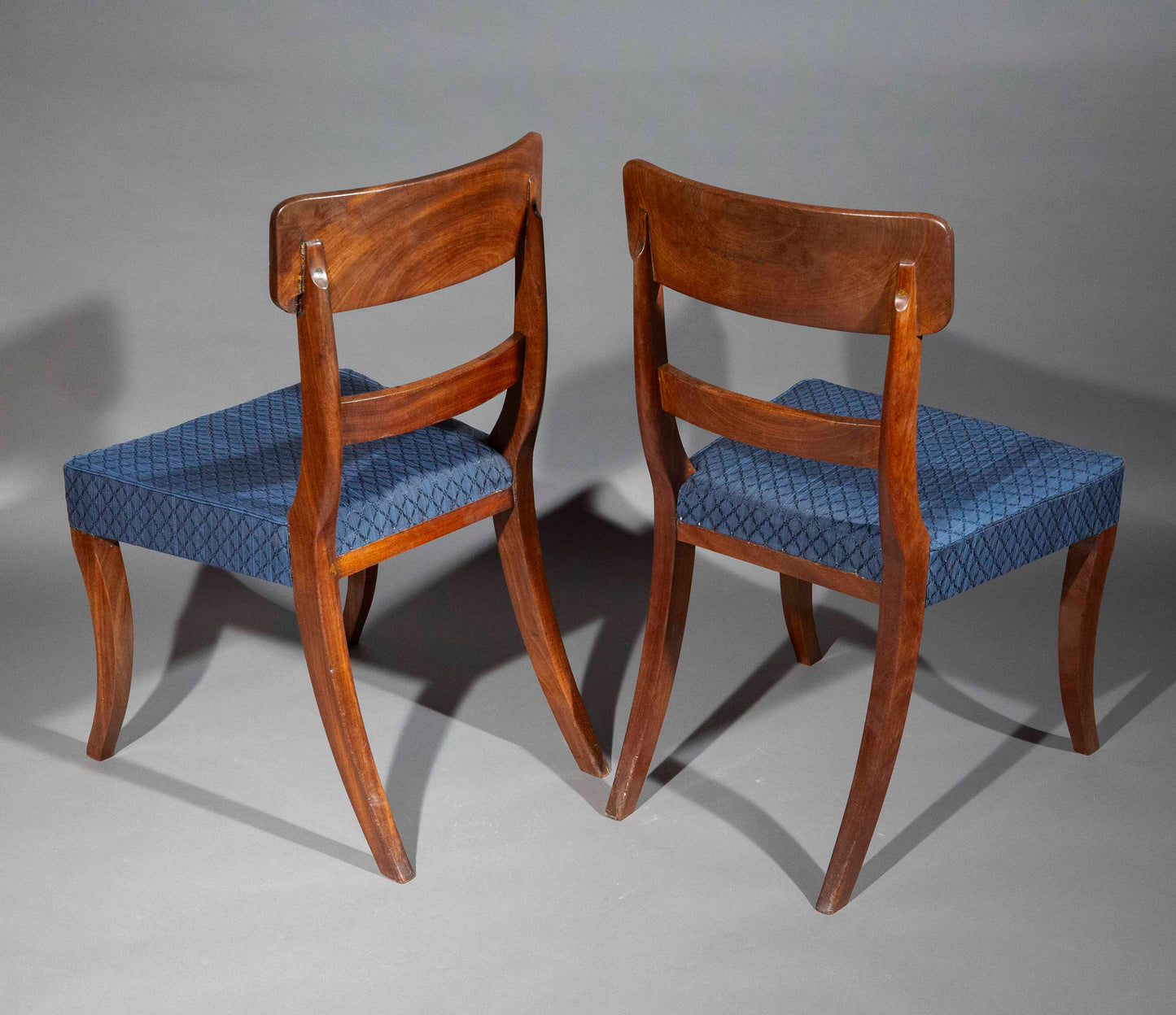 Pair of Regency Klismos Chairs