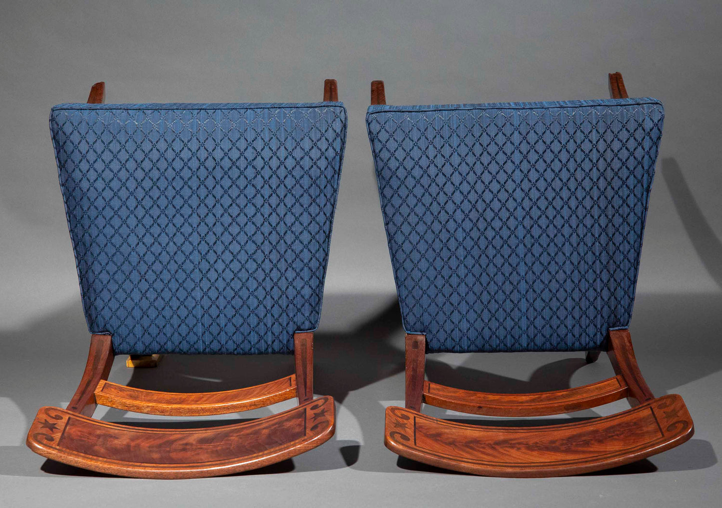 Flame Mahogany Klismos Chairs, Early 19th Century