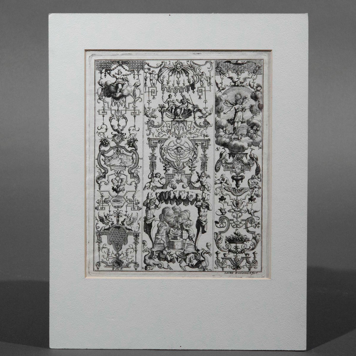 Four 17th Century German Engravings of Grotesques