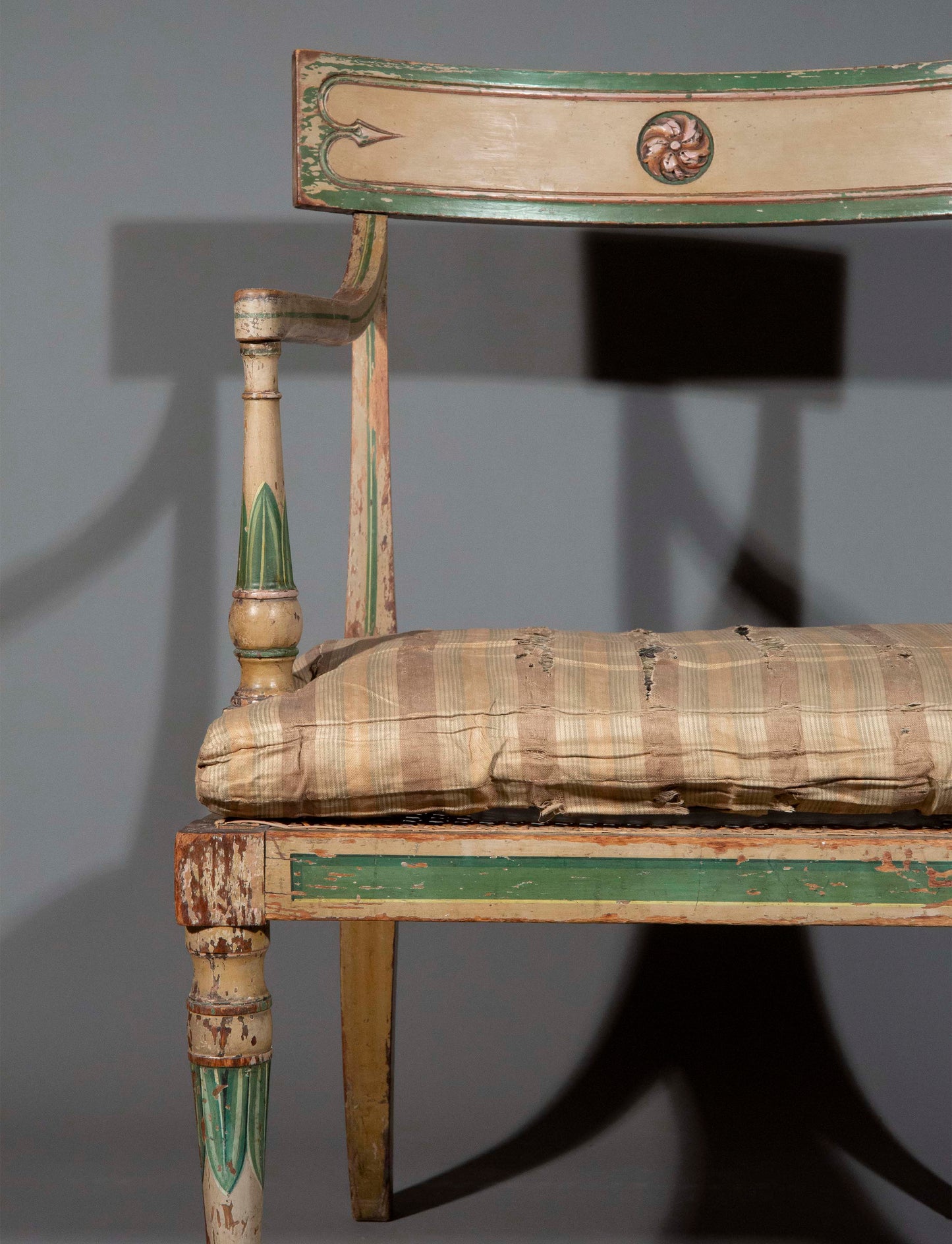 Early 19th Century Regency Painted Armchair, attributed to Gillows