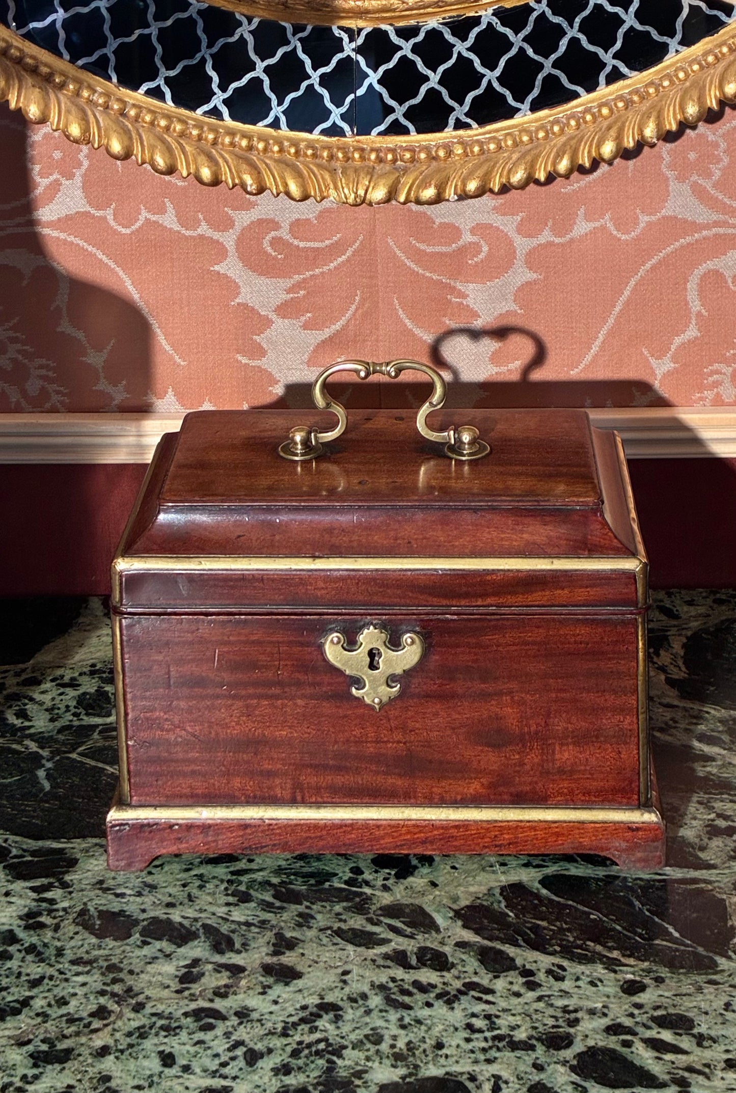 A George II Period Tea Caddy, Attributed to Landall & Gordon