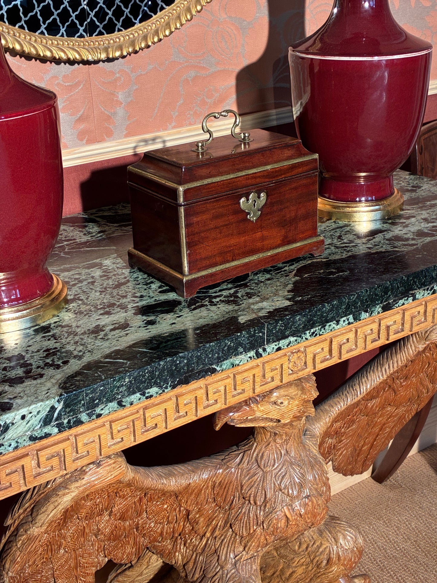 A George II Period Tea Caddy, Attributed to Landall & Gordon