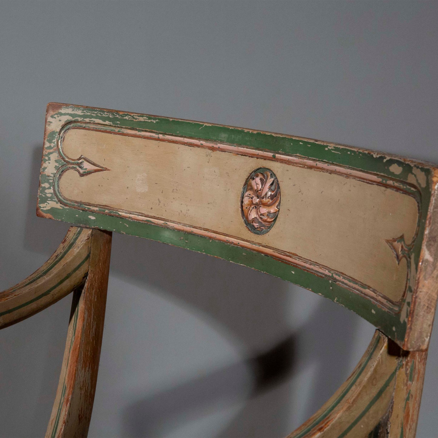 Early 19th Century Regency Painted Armchair, attributed to Gillows