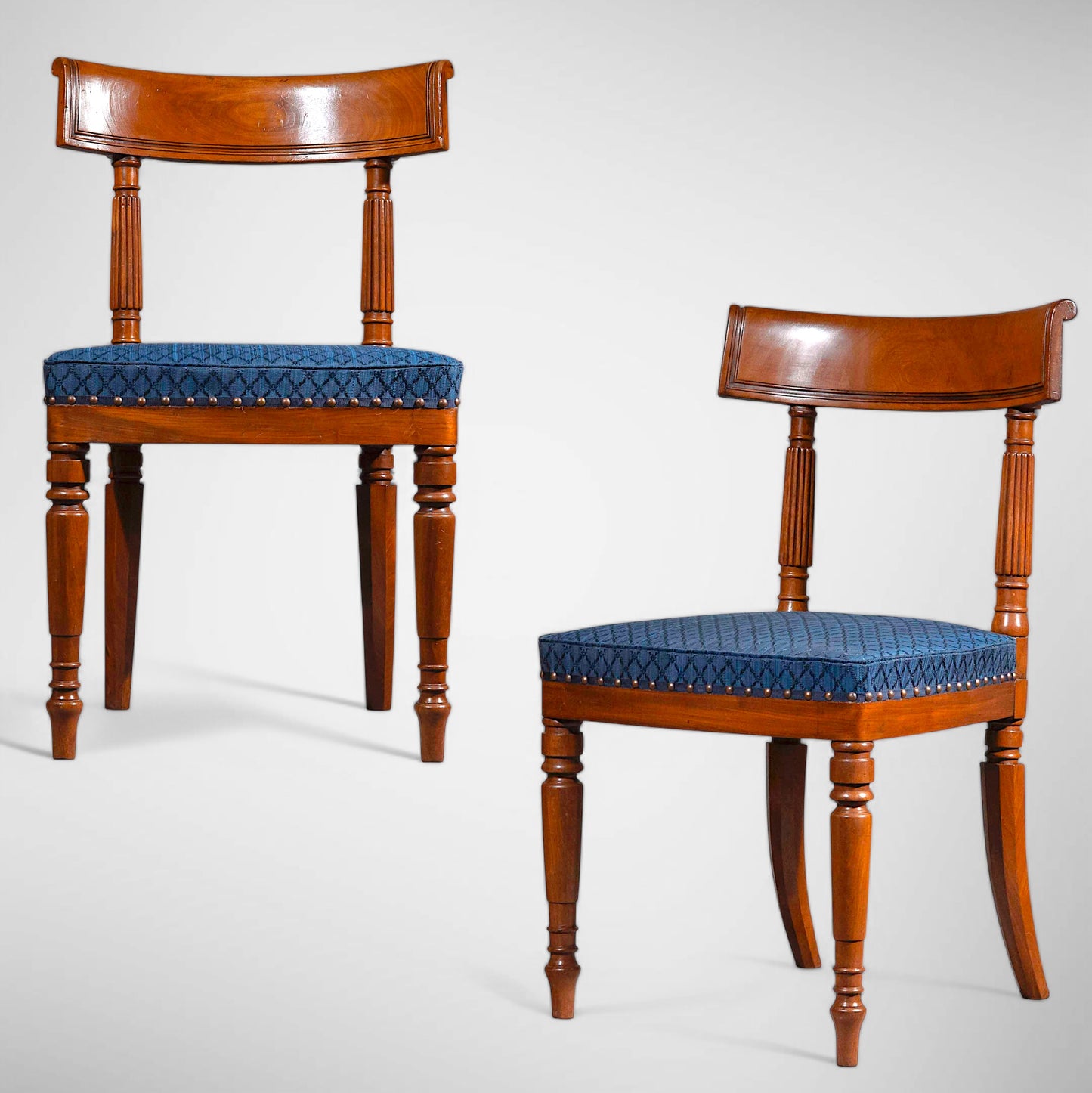 Pair of Early 19th Century Regency Chairs, attributed to George Bullock
