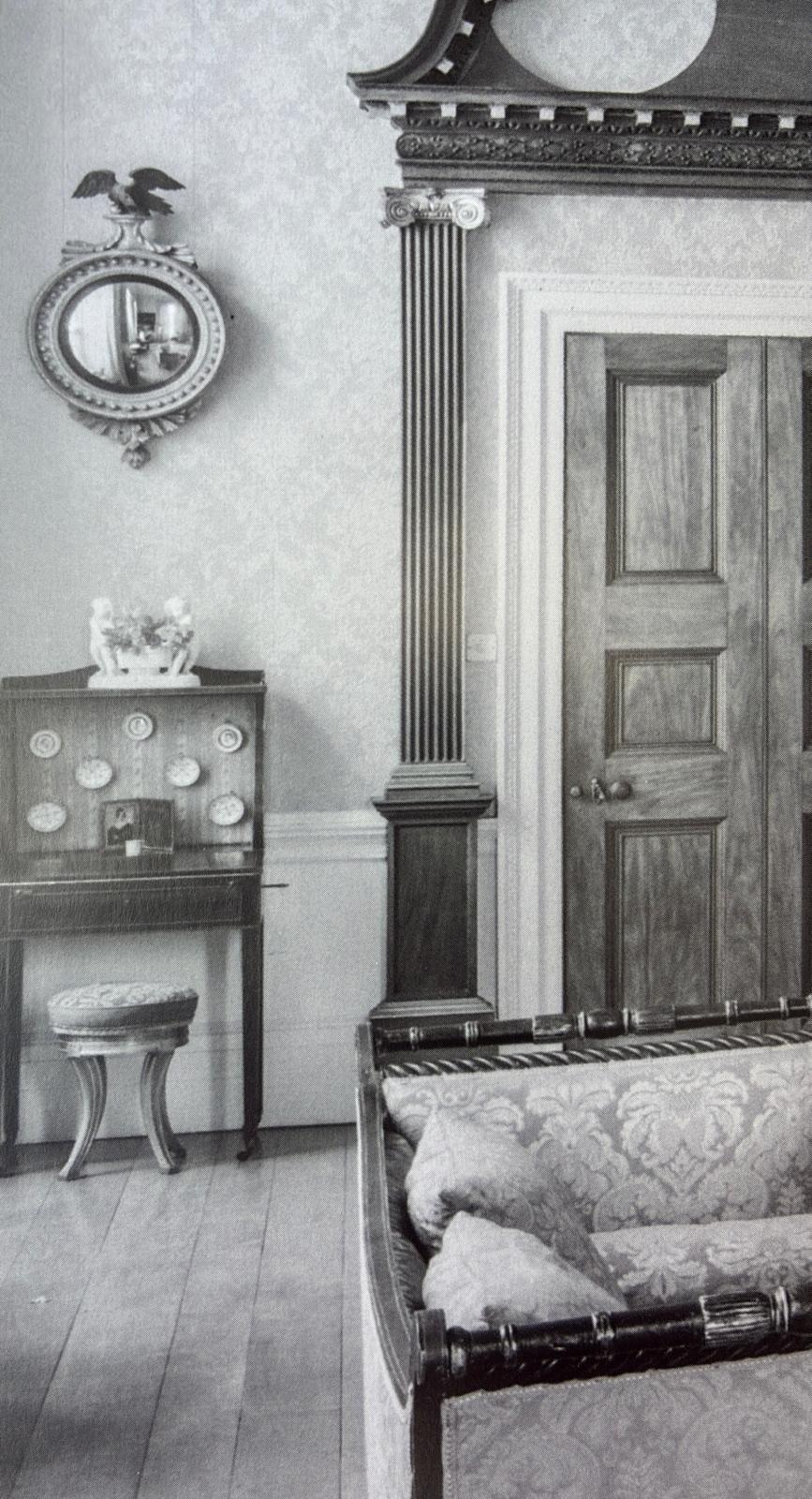 Powderham Castle: A Regency Giltwood Klismos Stool