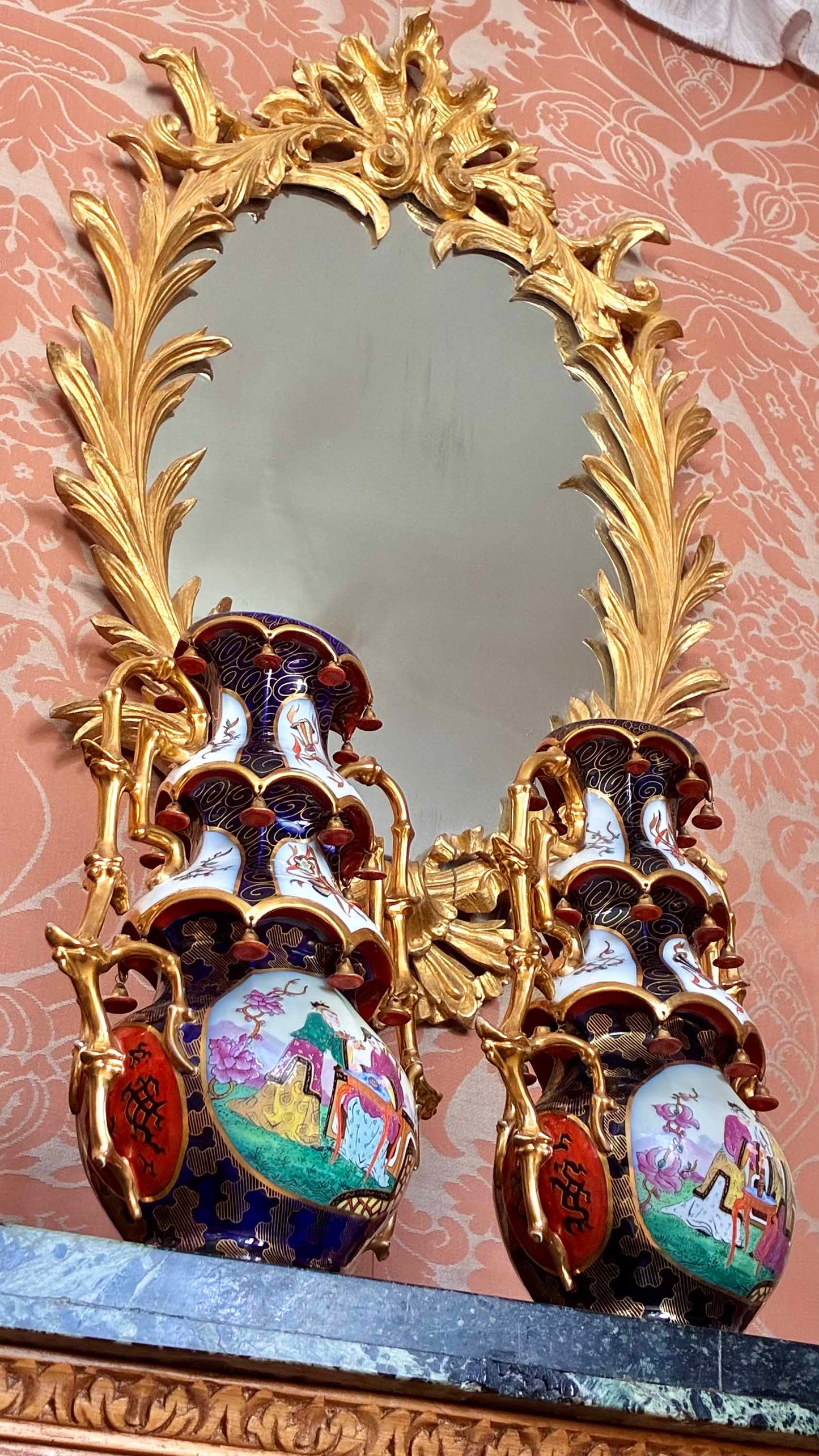 18th Century Style Giltwood Wall Mirror