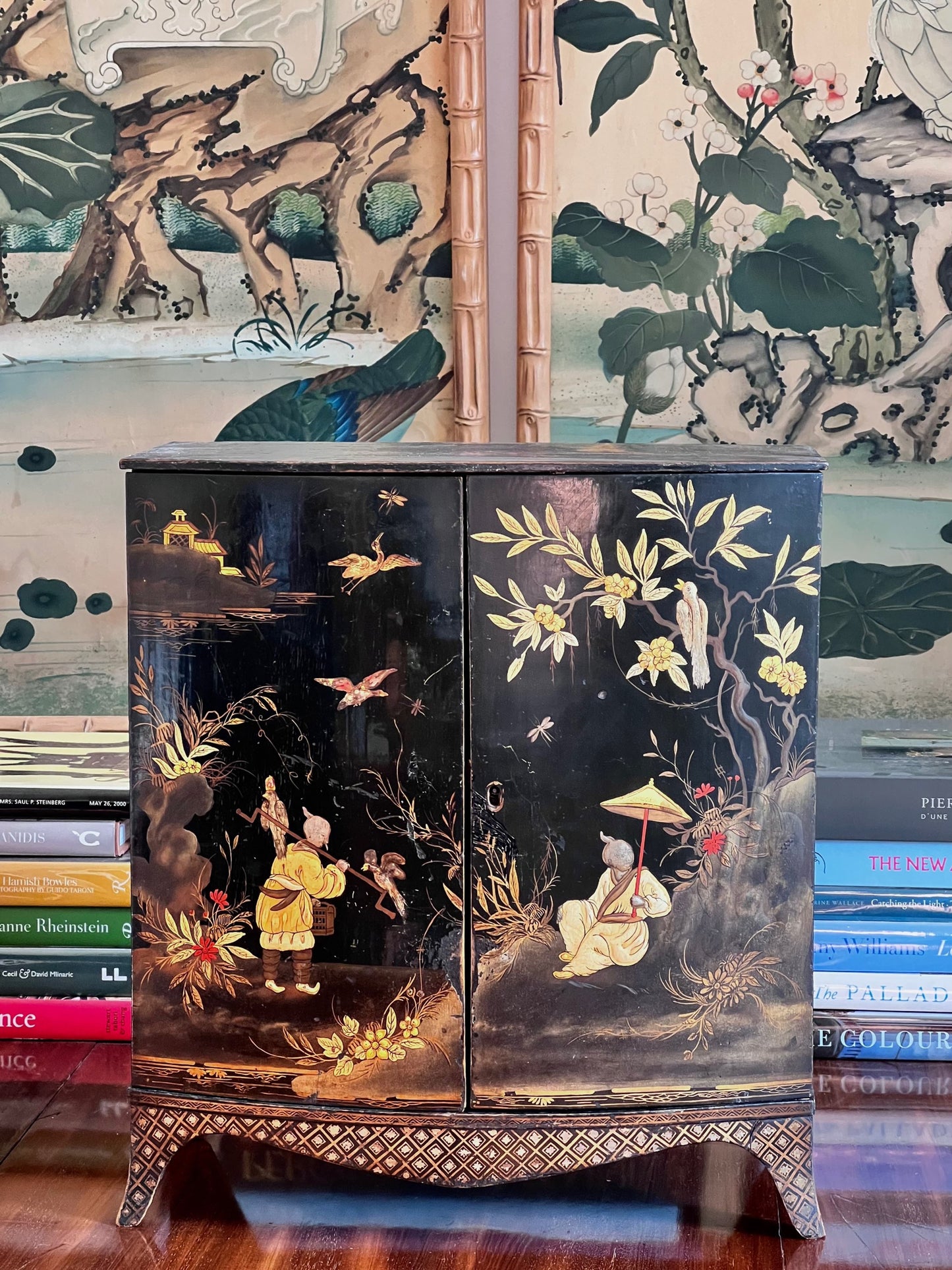 George III Miniature Japanned Collector’s Cabinet