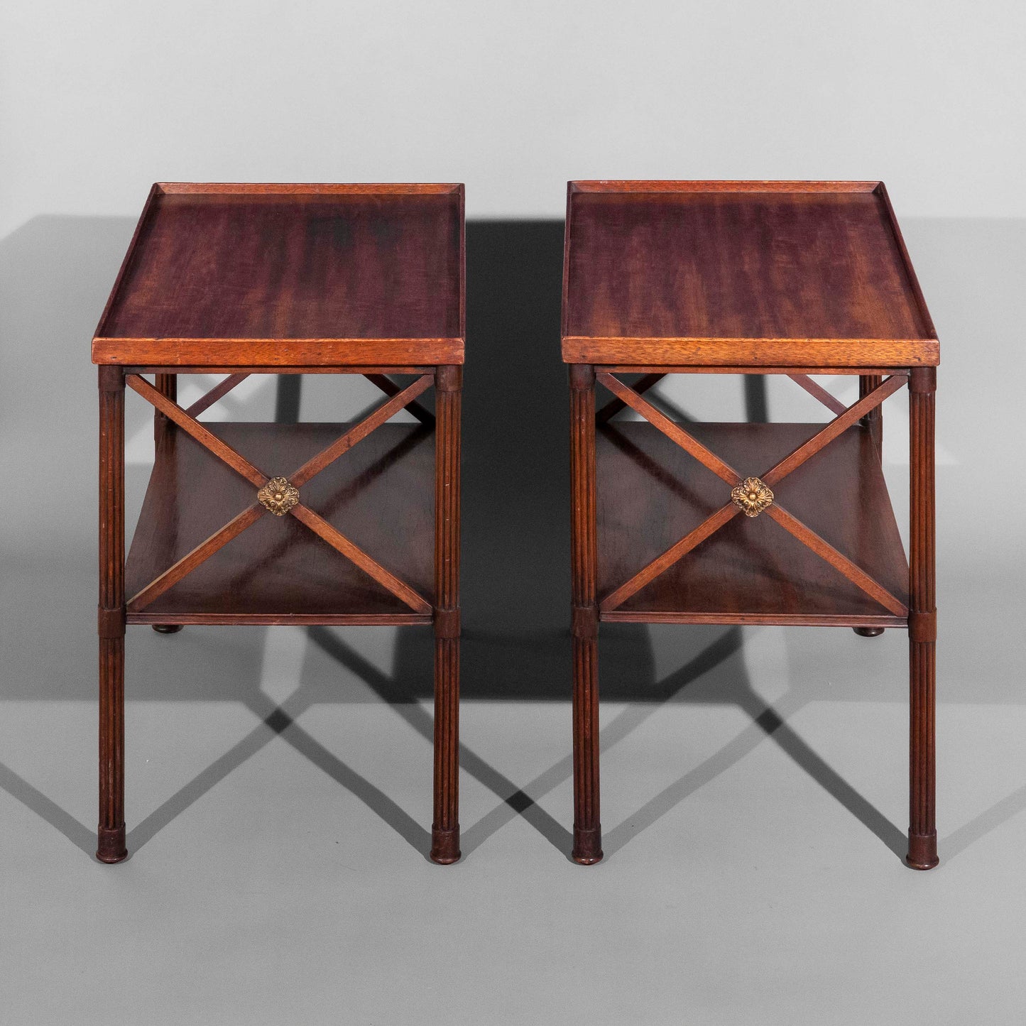 Pair of Antique Low Tables or Bedside Tables