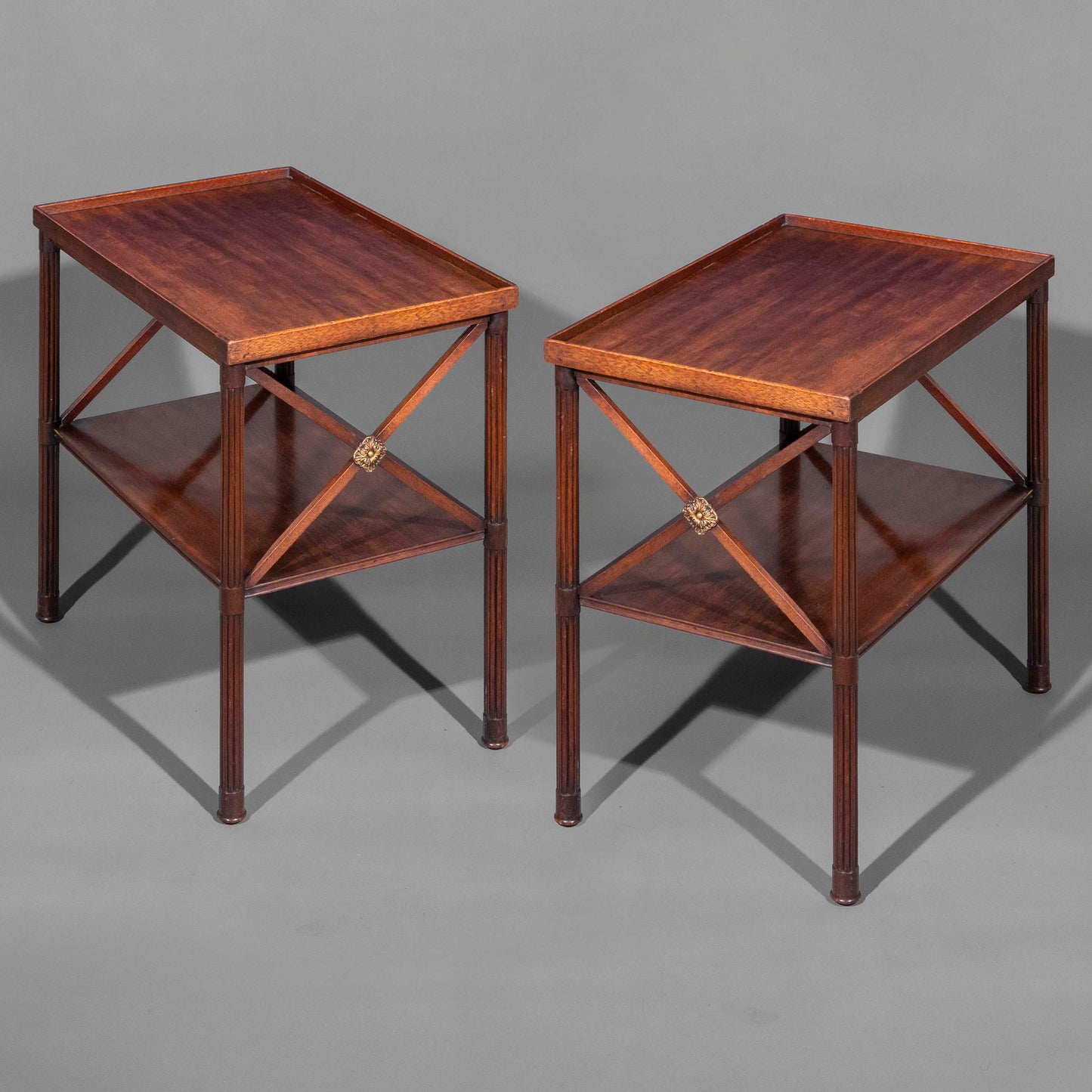 Pair of Antique Low Tables or Bedside Tables