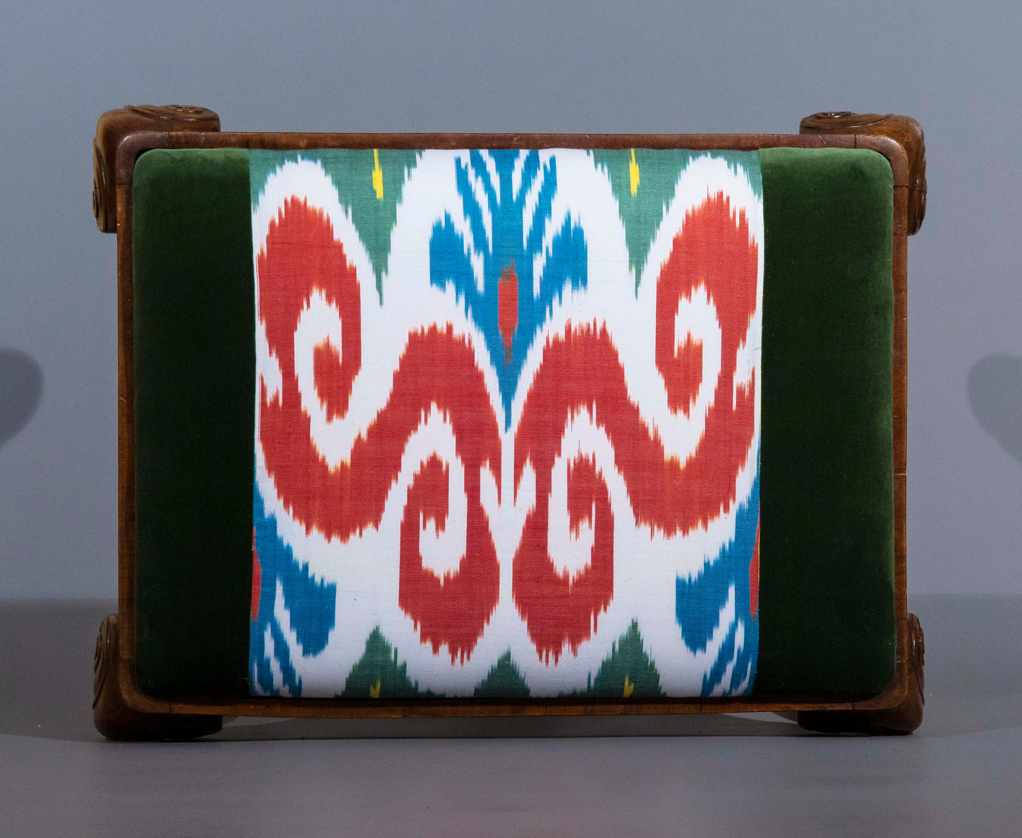 Early 20th Century Chippendale Style Walnut Stool