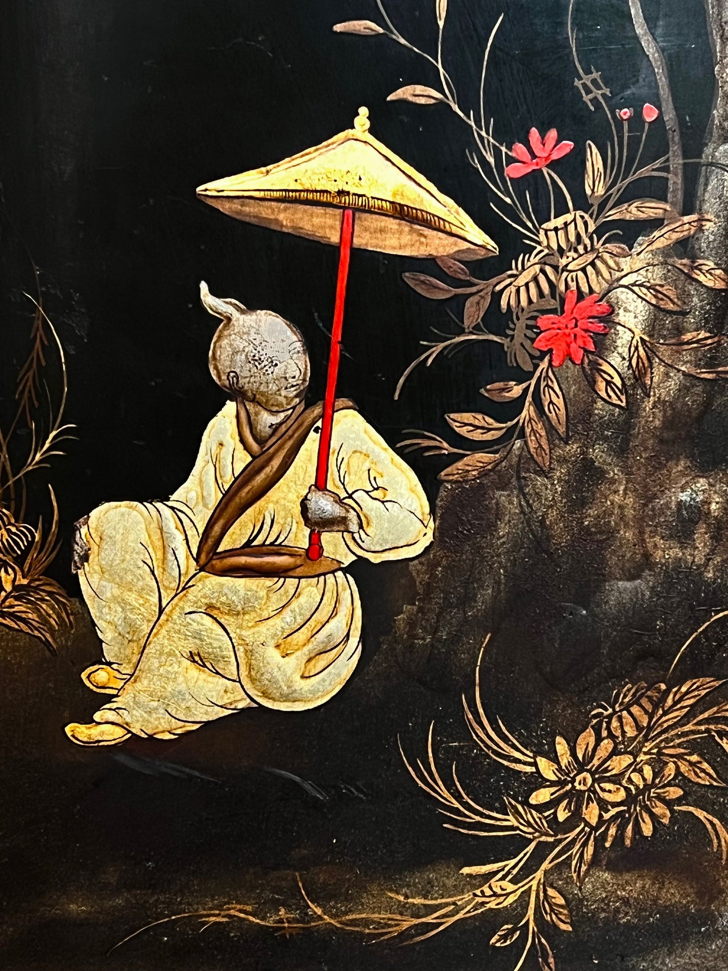George III Miniature Japanned Collector’s Cabinet