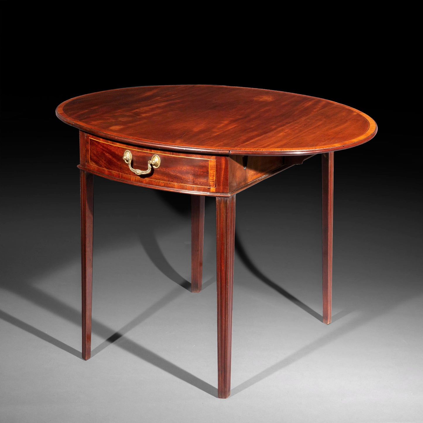 George III Oval Pembroke Table