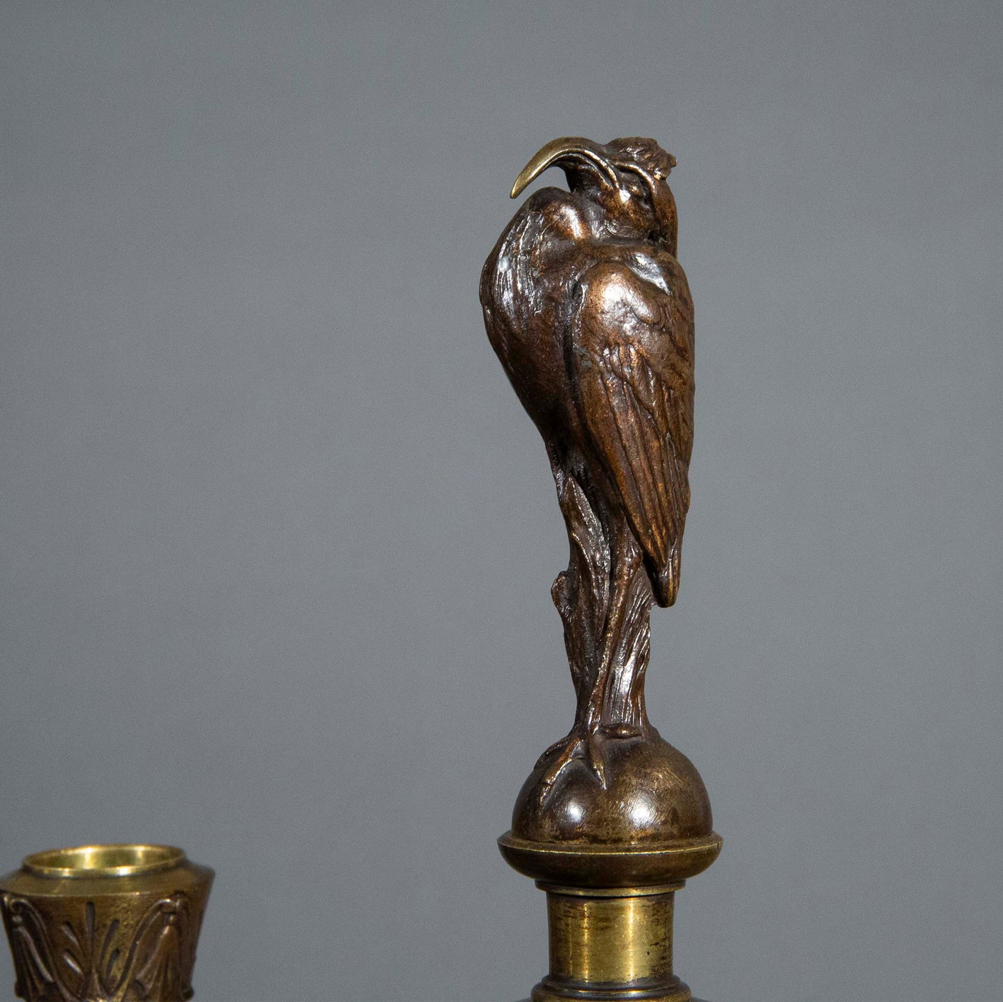 19th Century Bronze Etruscan Candelabrum