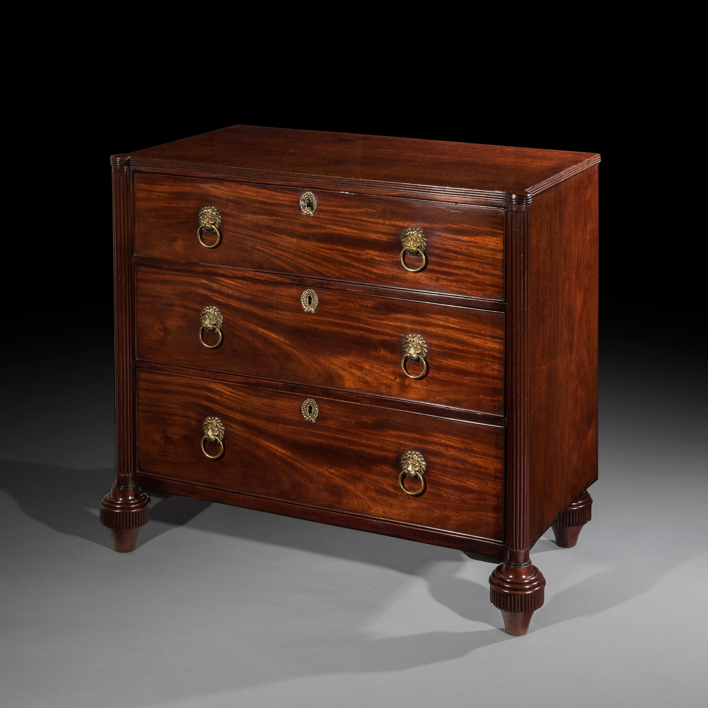 George III Mahogany Chest of Drawers, in the manner of Gillows