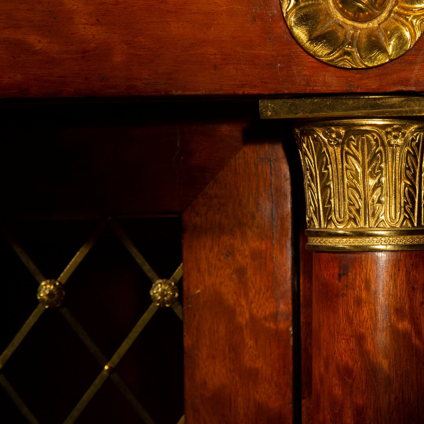Regency Ormolu Mounted Bookcase