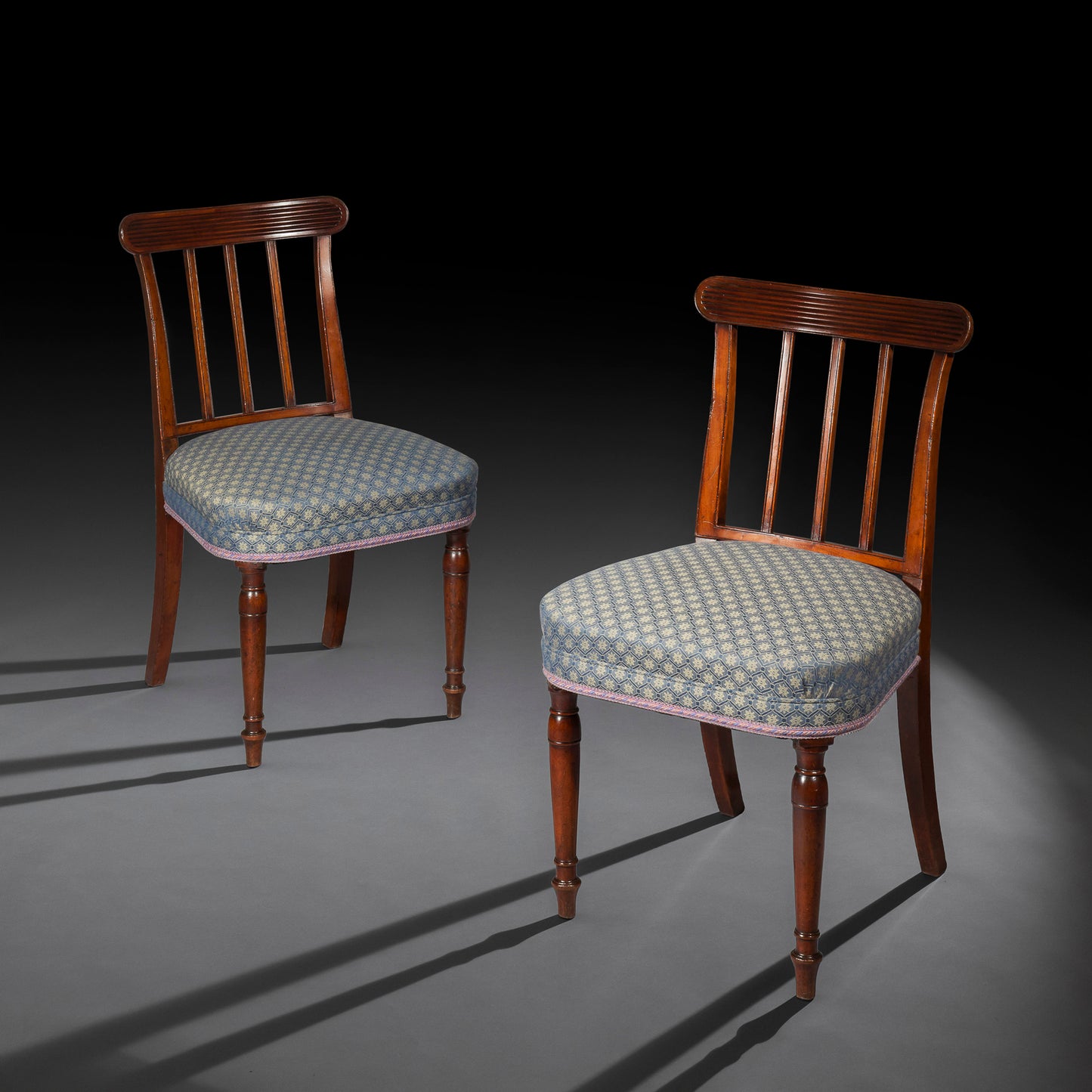 Set of Six George III Mahogany Dining Chairs