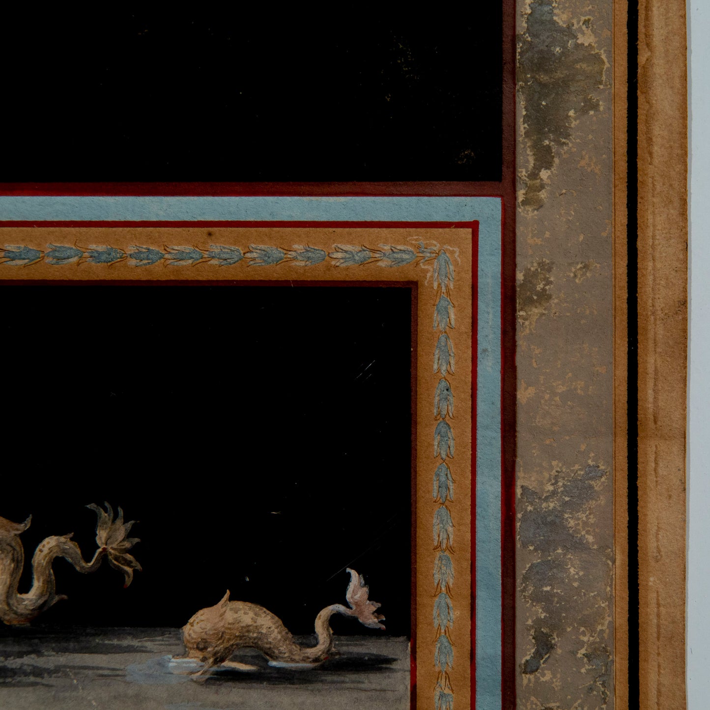 Pair of Michelangelo Maestri 'Pompeian' Gouaches
