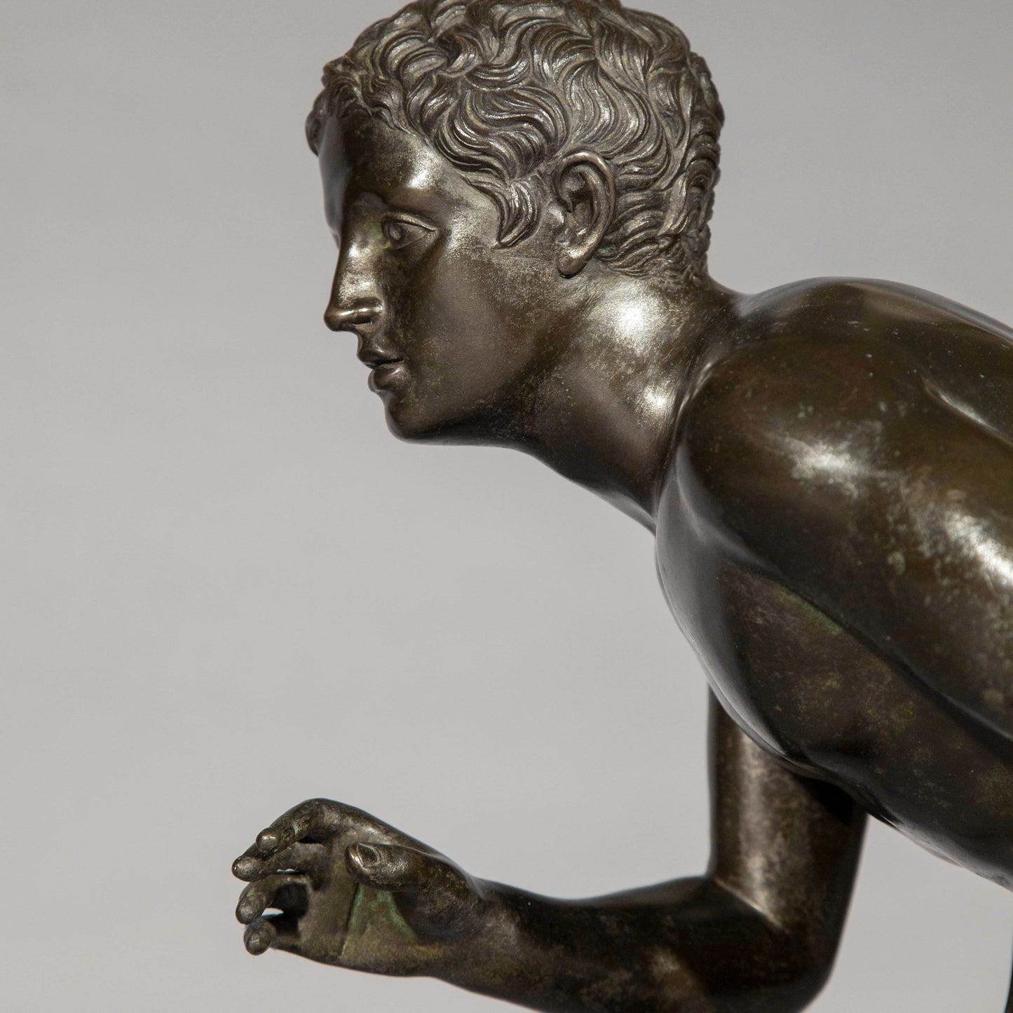 Grand Tour Bronze Figure of an Athlete